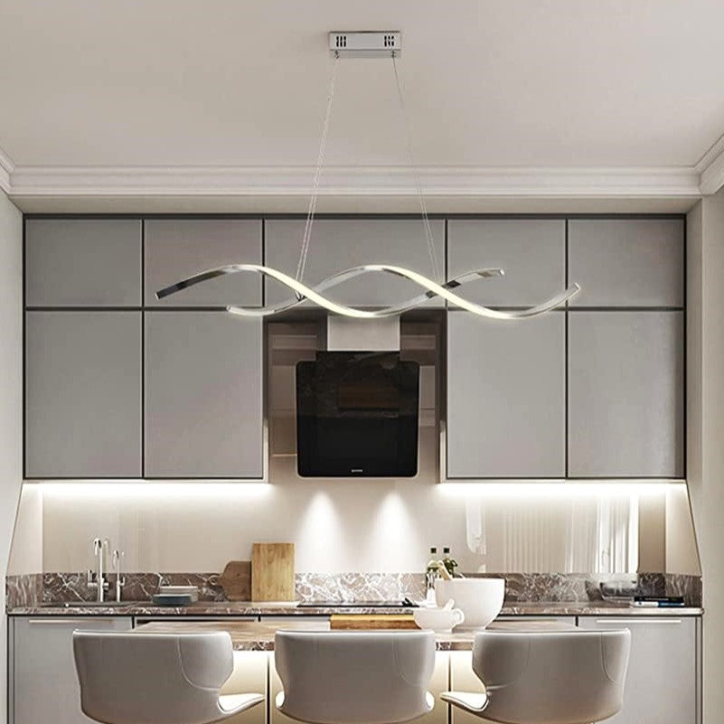 Lustra LED 120W Suspendata LINNEA Chrome Telecomanda