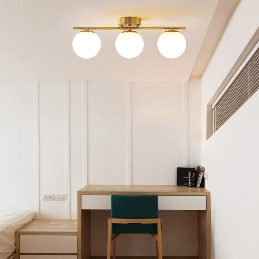 Lustra Abajur MAT 3xE27 Nordic DN117-3/GD AURIE / ABAJUR Chandeliers