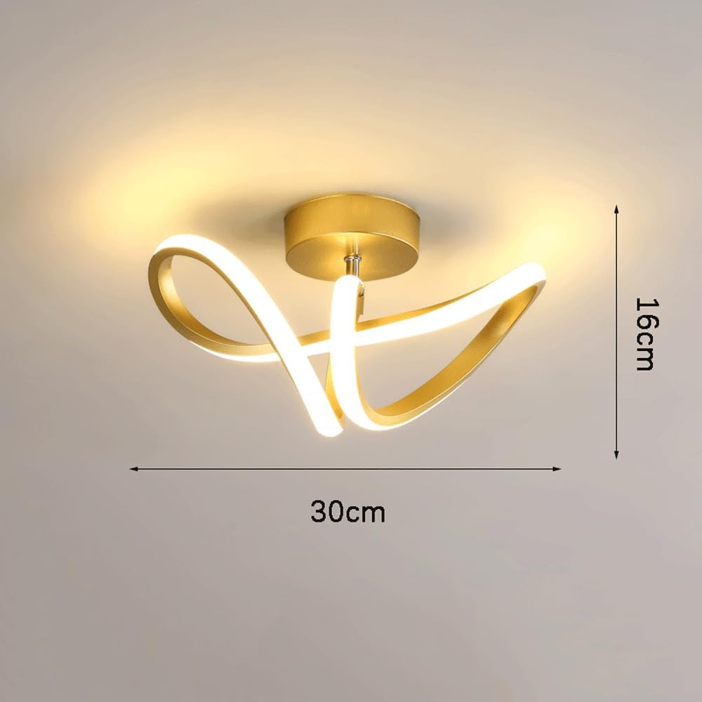 Aplica LED Serpent Gold Echivalent 200W