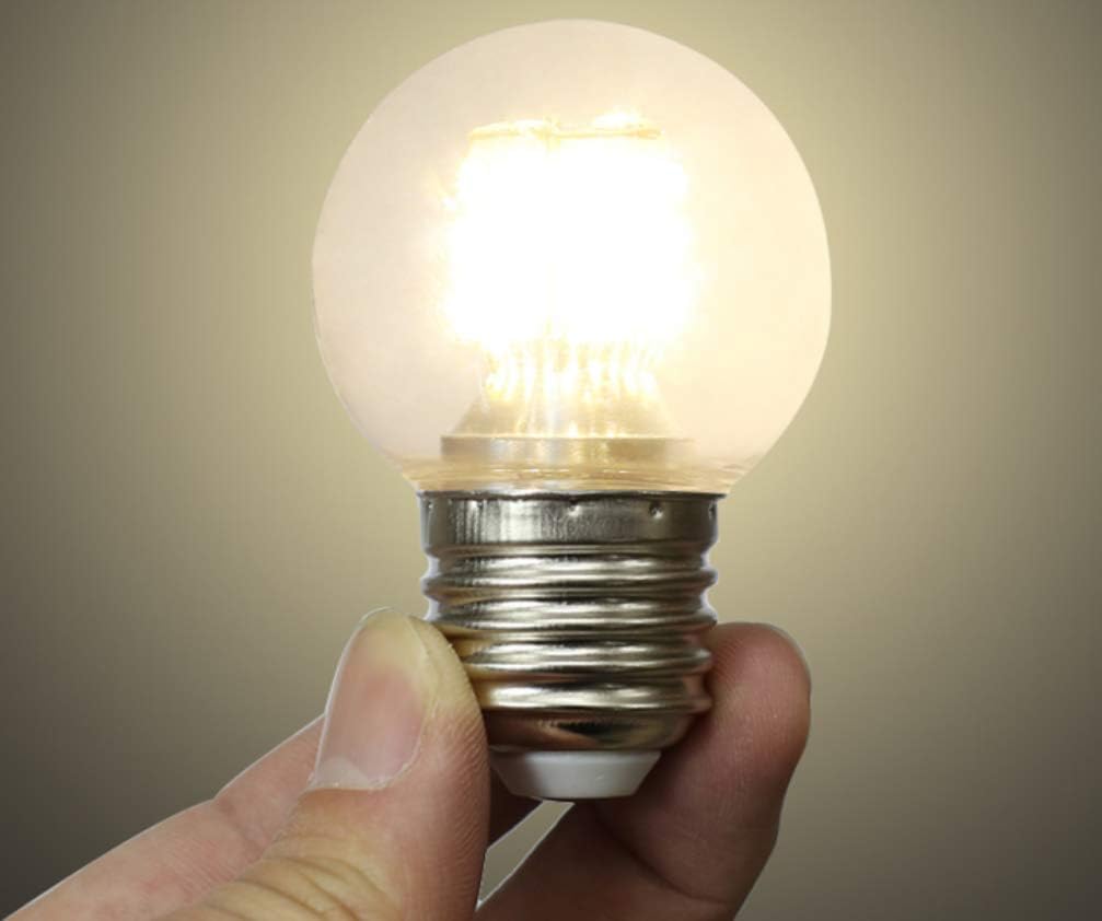 Bec LED E27 G45 9W SMD Transparent