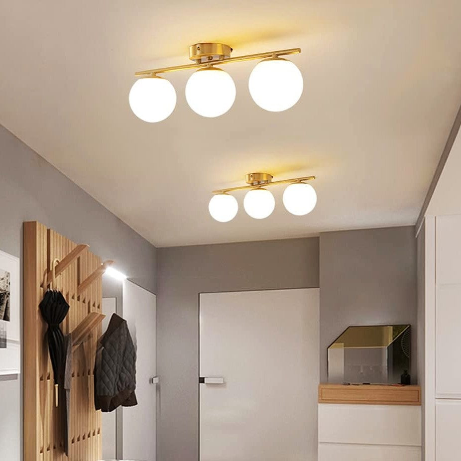 Lustra Abajur MAT 3xE27 Nordic DN117-3/GD AURIE / ABAJUR Chandeliers