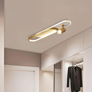 Aplica LED Cu Spoturi 60cm Alb+Auriu Echivalent 200W Telecomanda