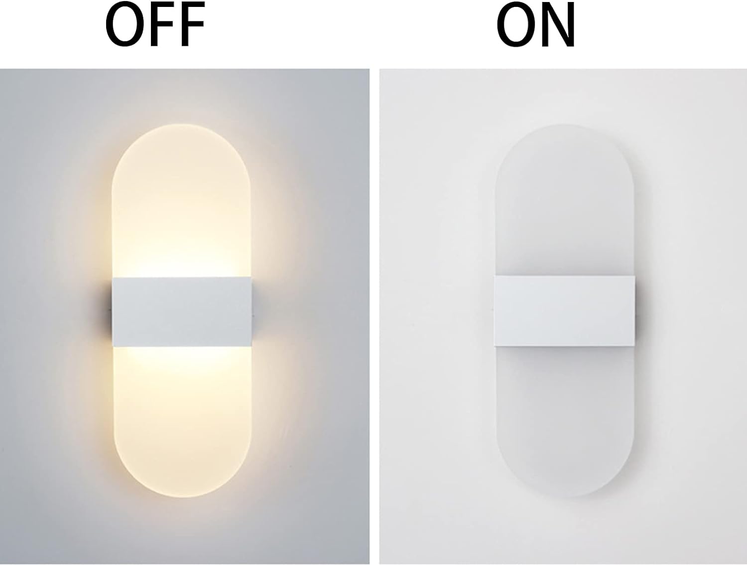 Aplica LED Perete 12W SUBLIME OVAL ALBA