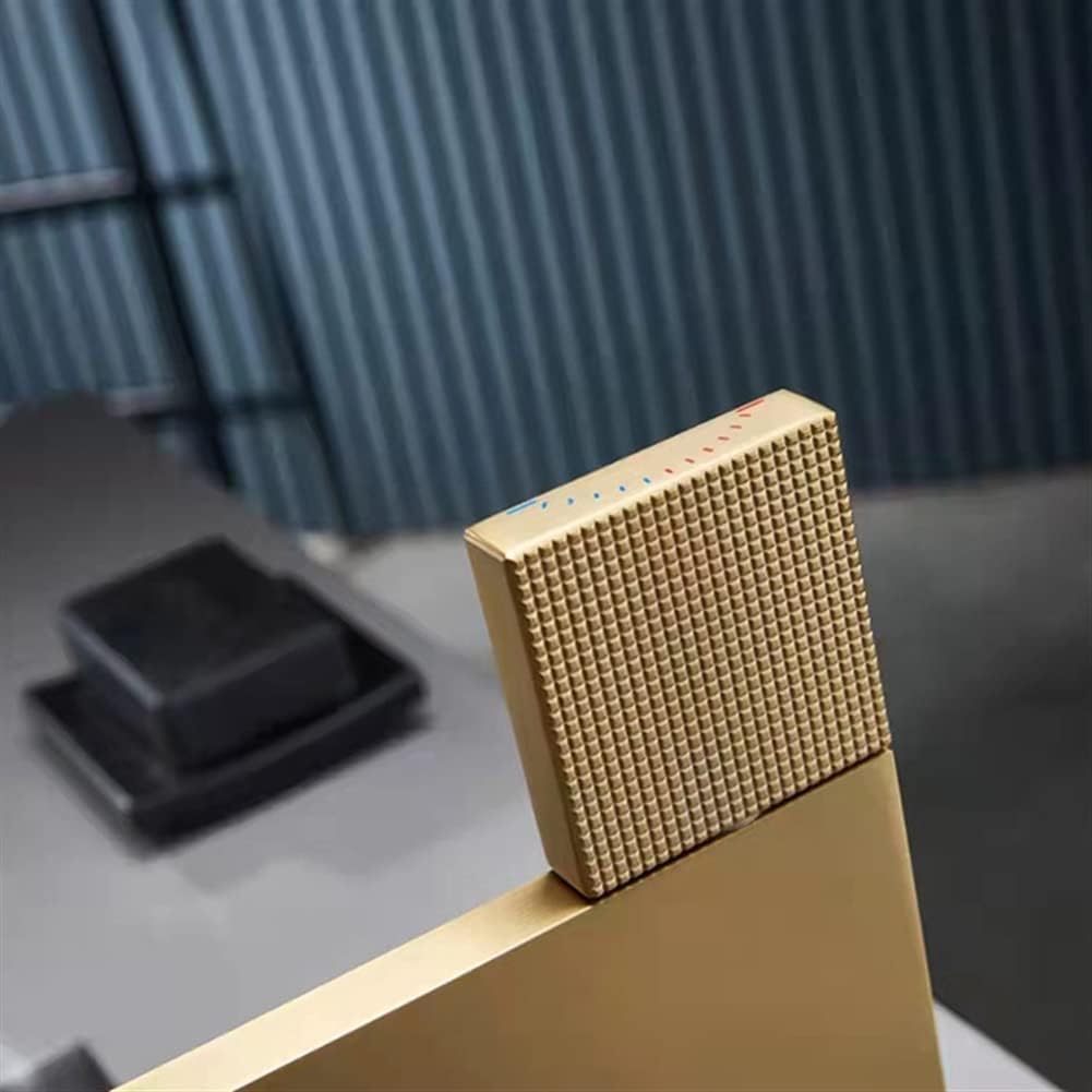 Baterie De Lavoar Slim Modern Auriu