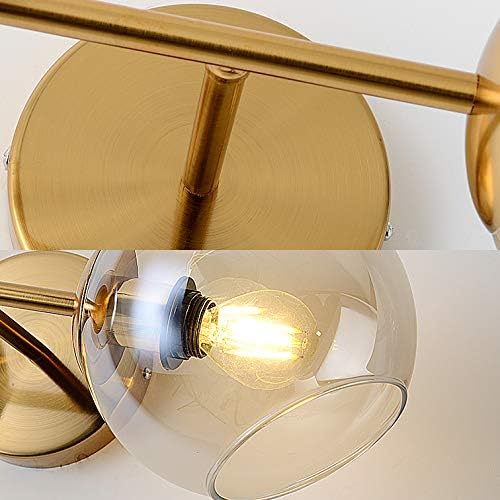 Aplica BOLLA Gold Abajur Transparent Wall Light Fixtures