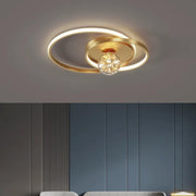 Lustra LED Enigma Gold Echivalent 300W Telecomanda