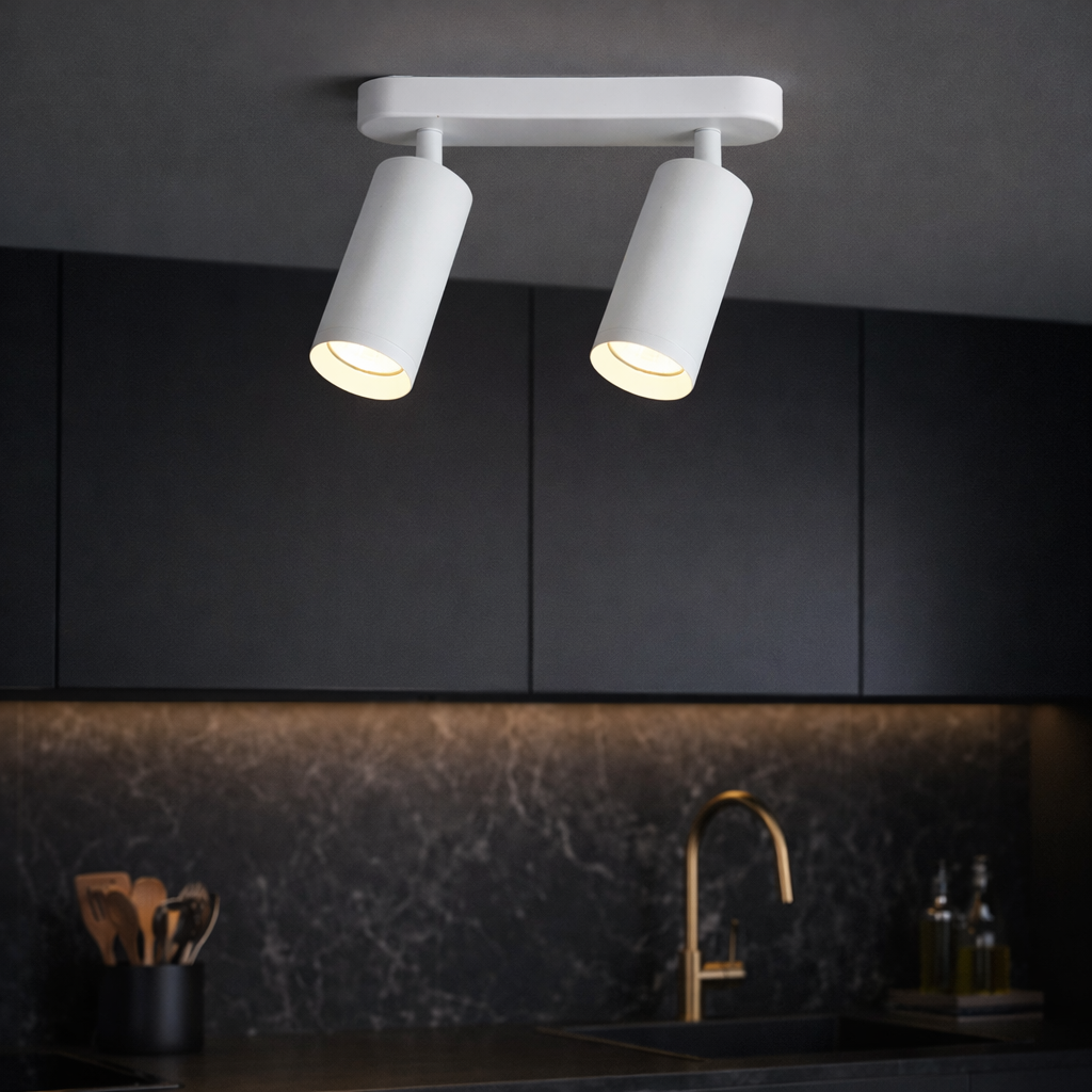 Lustra Mica White Premium cu 2 Spoturi Reglabile