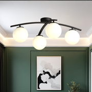 Lustra Abajur MAT Orbital Arc BLACK