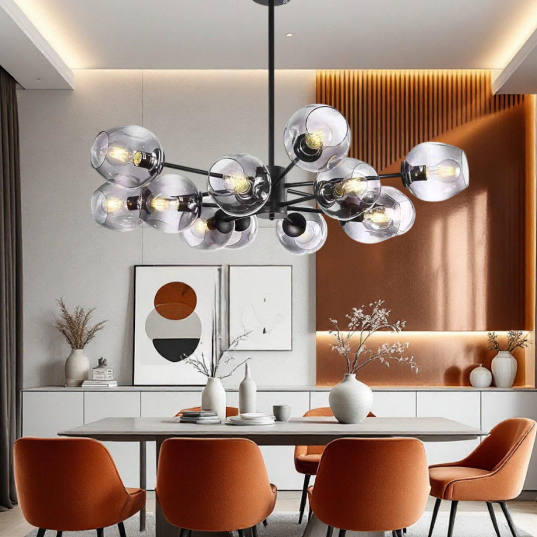 Lustra Abajur Sticla 12xE27 Umbrava - 6035-12