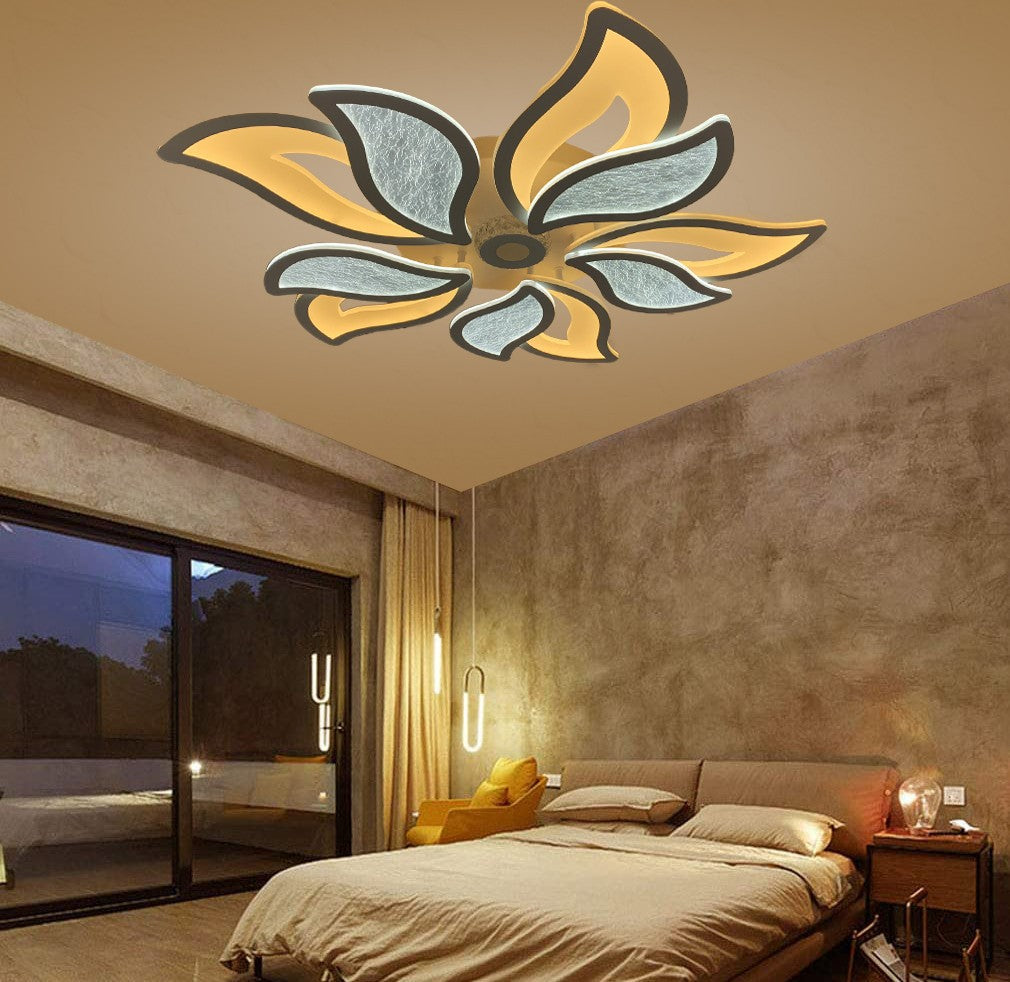 Lustra LED 240W Flower Echivalent 1000W Telecomanda