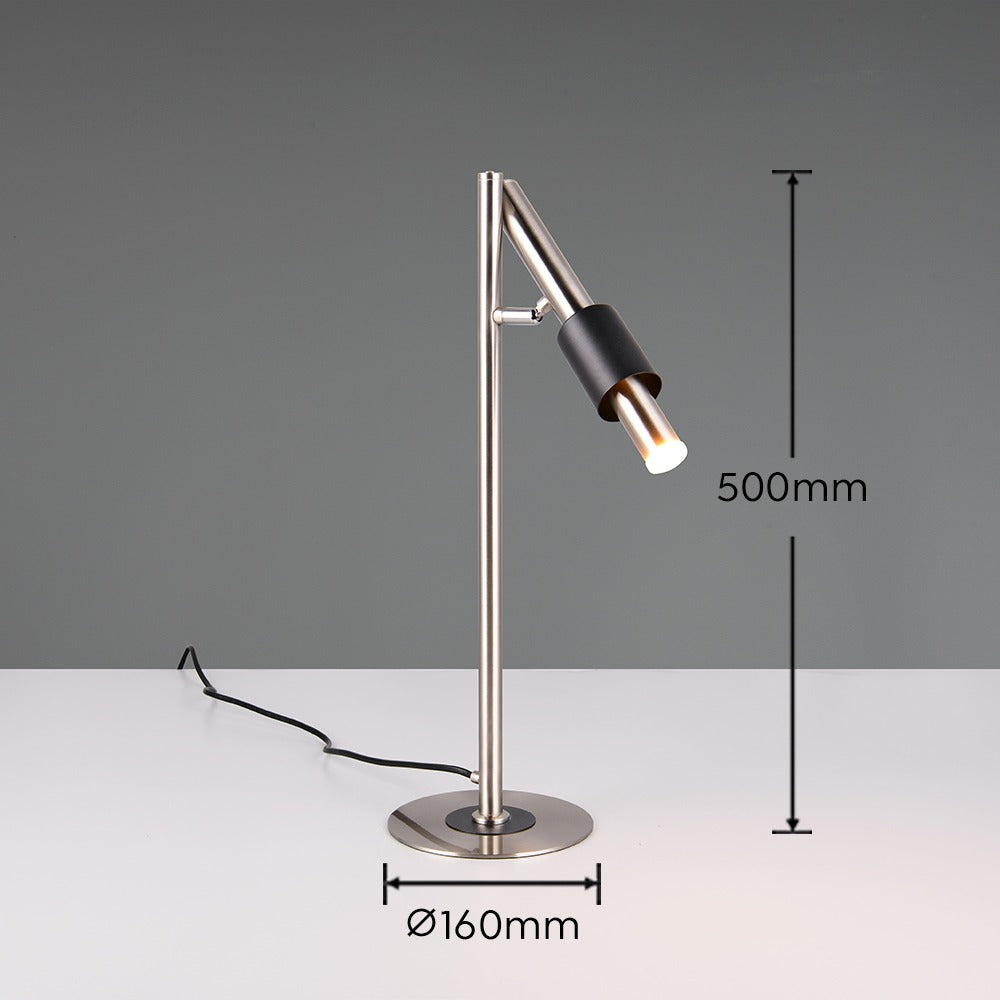 Veioza LED Premium IKARIS Black & Silver 50CM