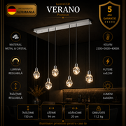 Lustra LED Premium Verano Silver Echivalent 400W