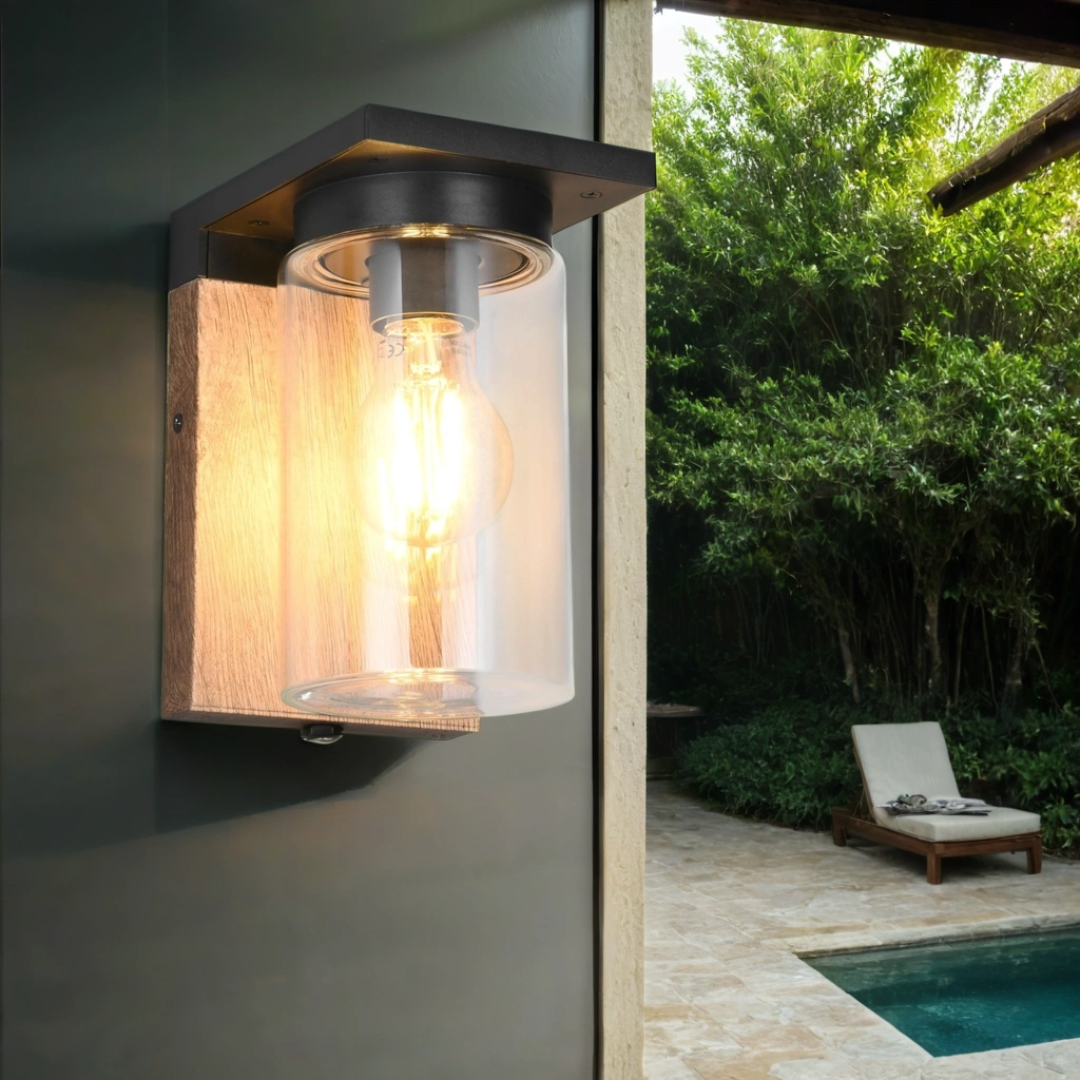 Aplica Exterior 1x27 ARDILA Finisaj Lemn