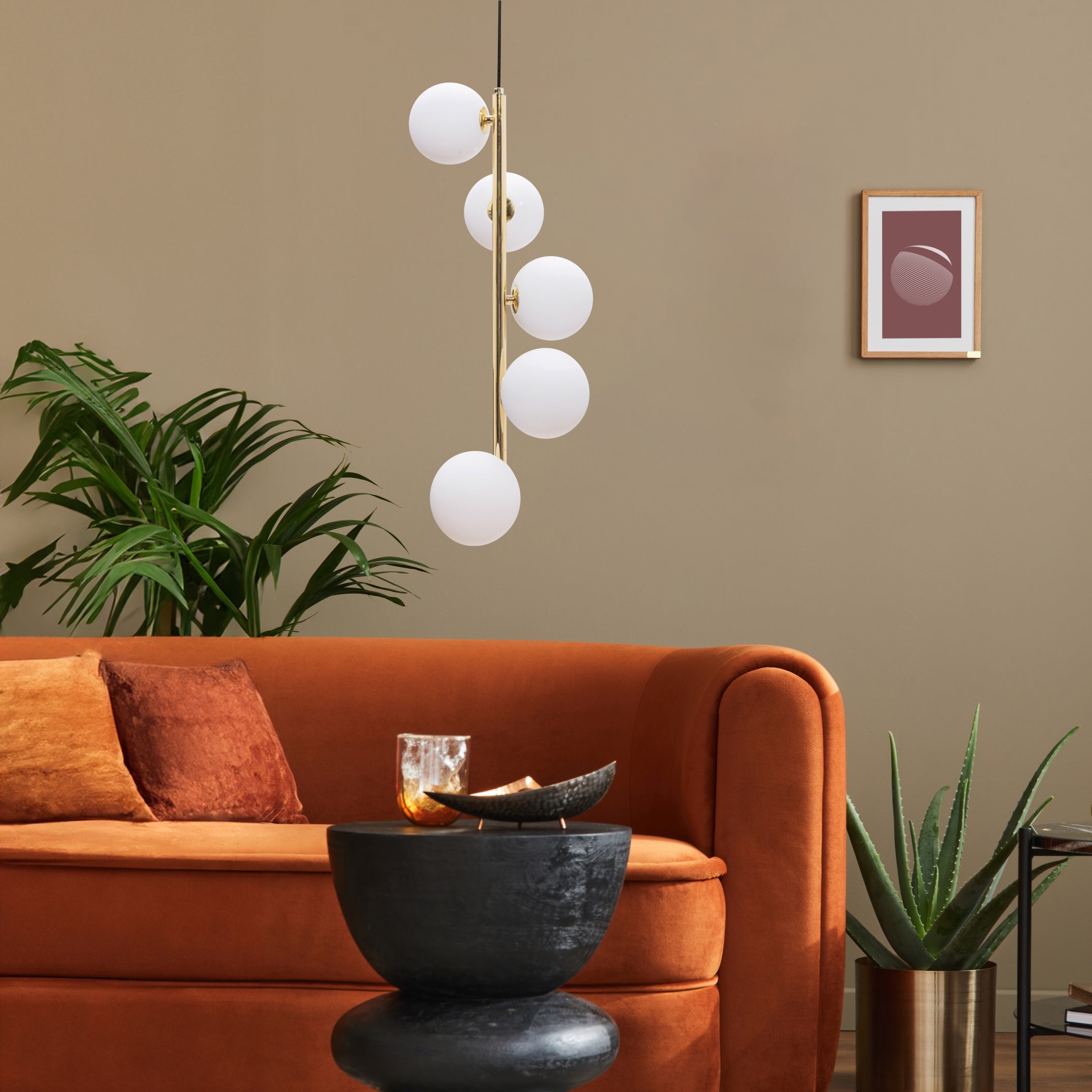 Pendul Abajur ALI Gold Premium