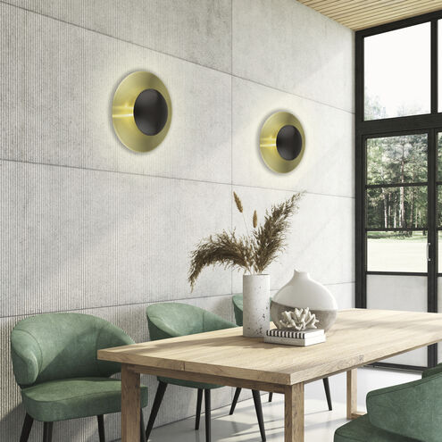 Aplica LED Modern TOCINA Negru+Auriu