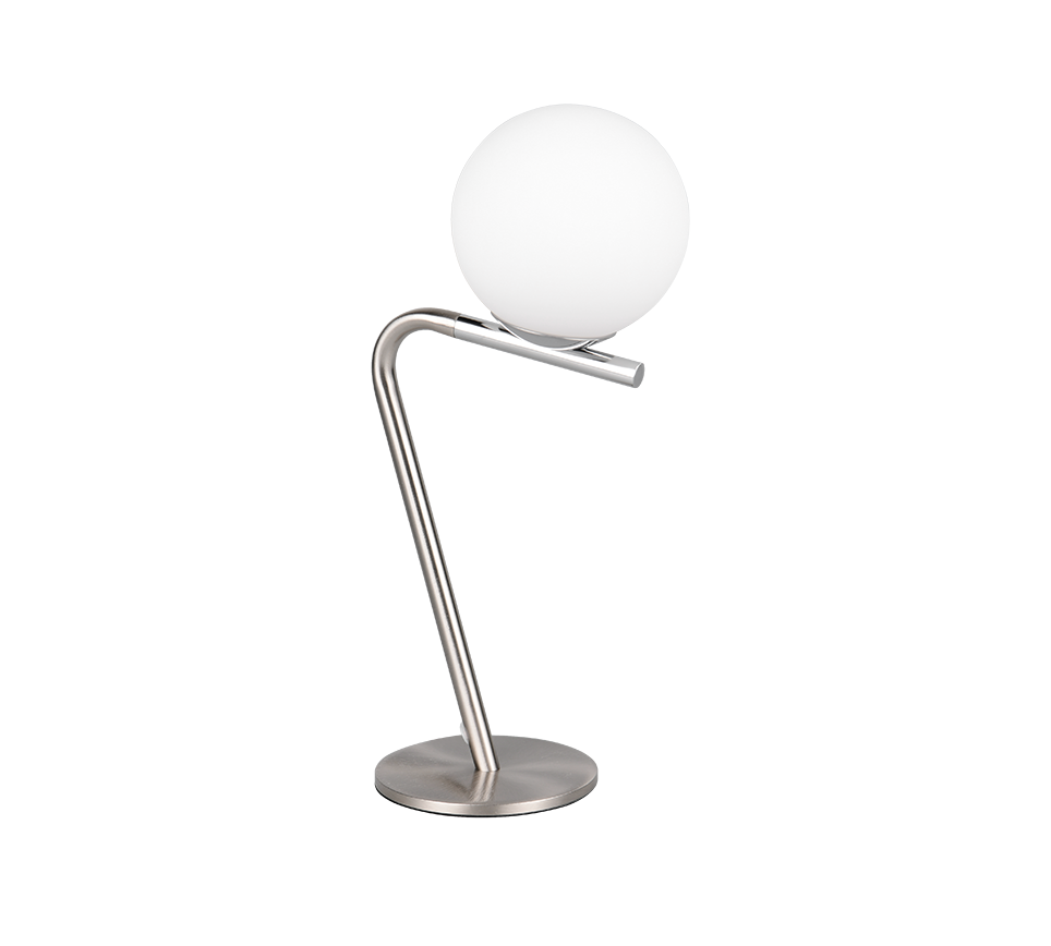 Veioza Premium Flaming Silver 31CM | 1xG9