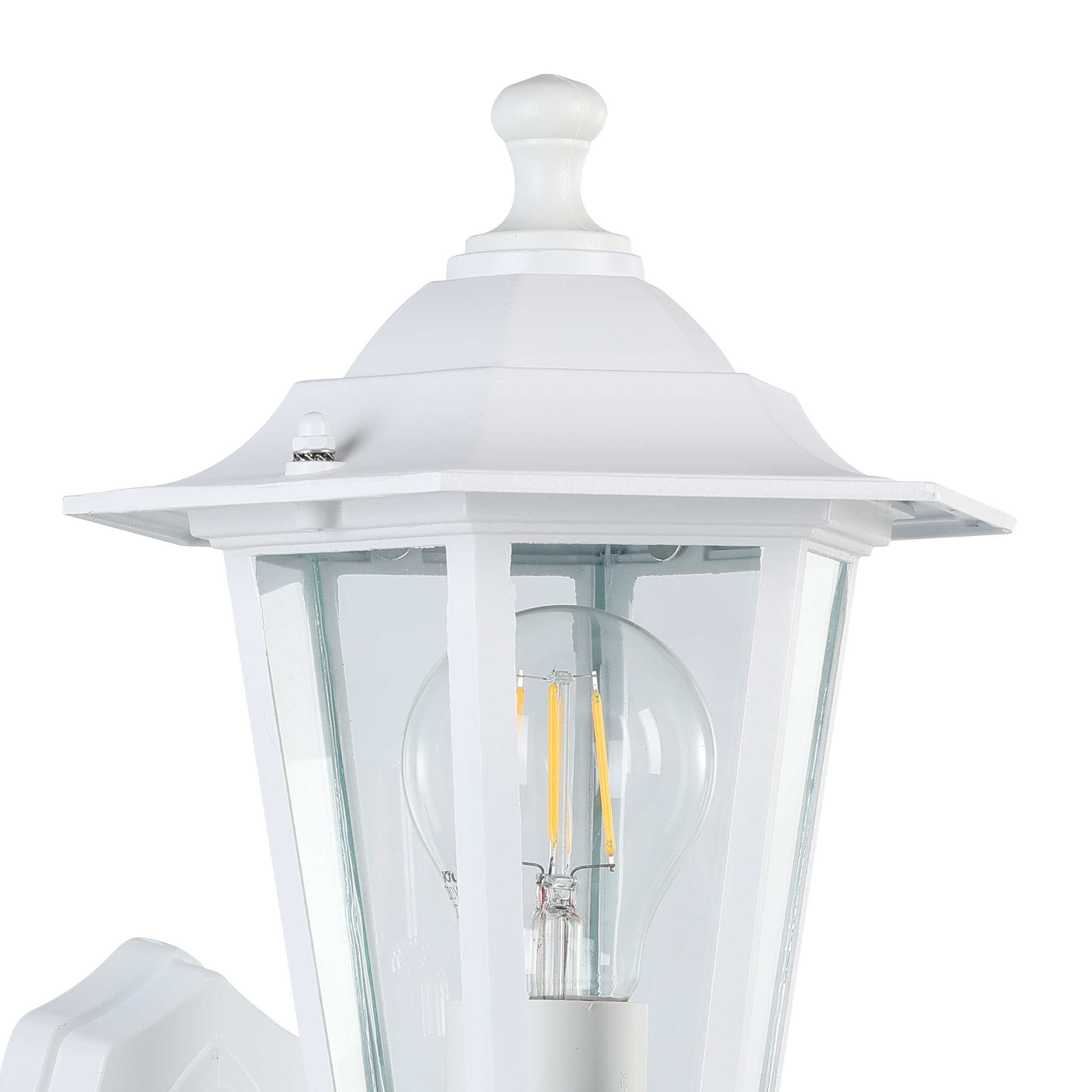 Aplica Exterior Tip Felinar cu Senzor LATERNA 5 White ALBA / APLICA PERETE Wall Light Fixtures