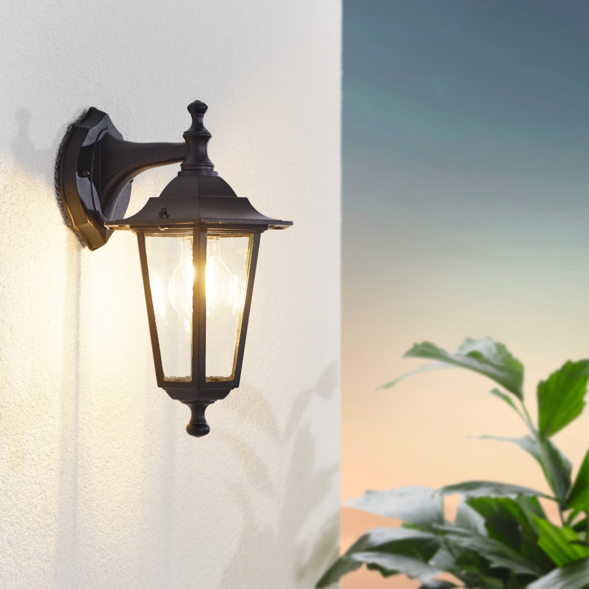 Aplica Exterior Tip Felinar LATERNA 4 Black 35CM