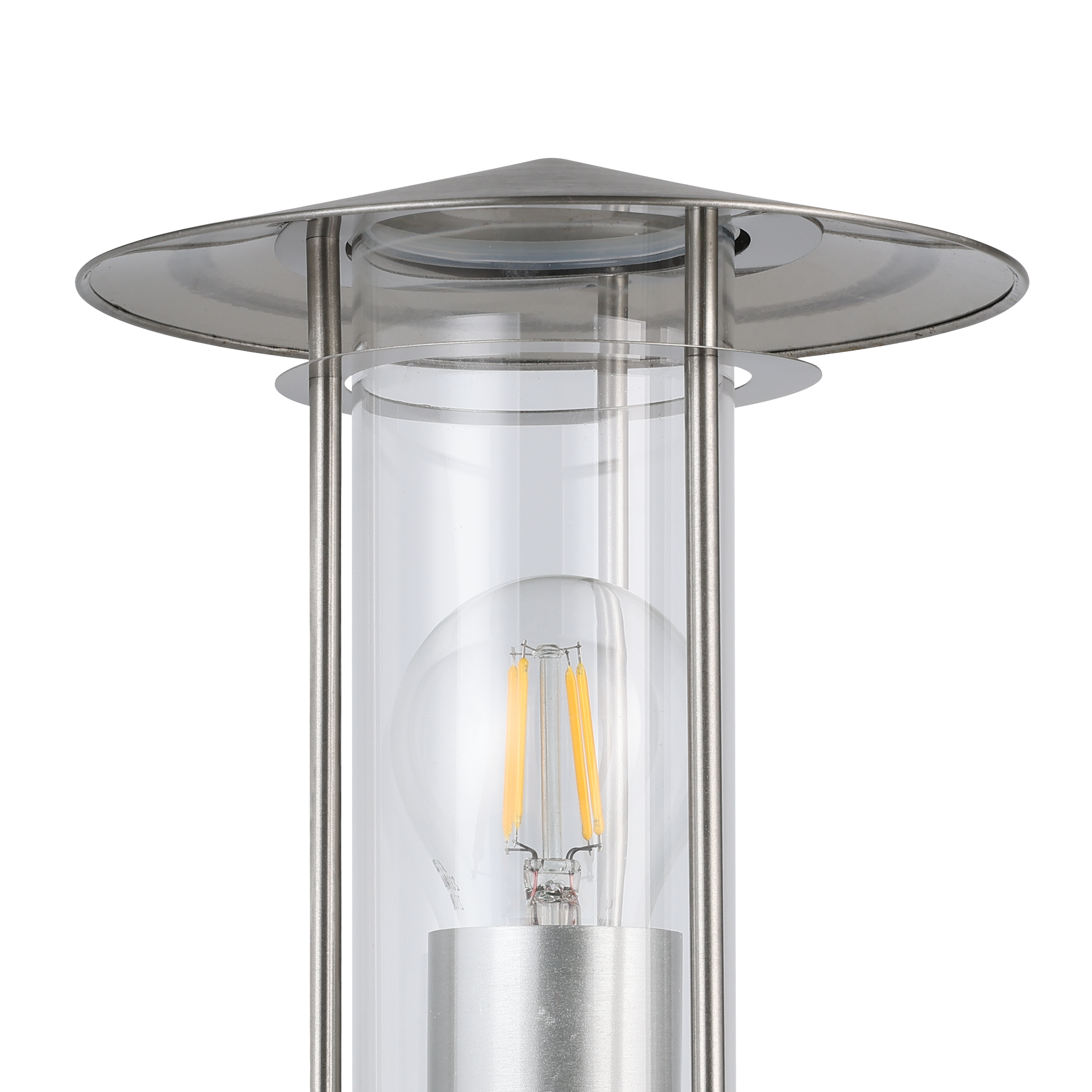 Aplica Exterior Lisio Silver IP44 Eglo 1xE27 Resigilat R2