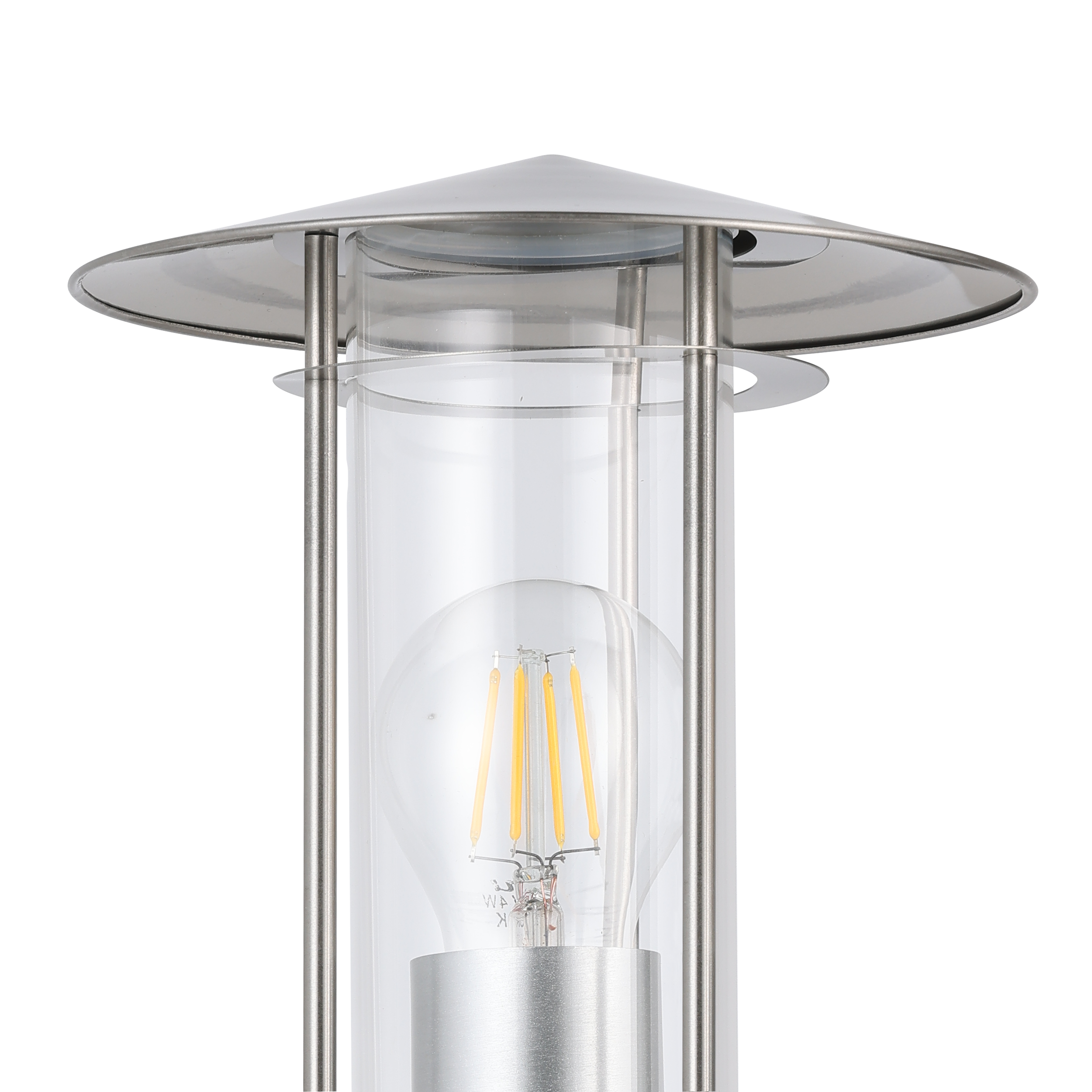 Aplica Exterior Lisio Silver cu Senzor Miscare IP44 Eglo 1xE27 Resigilat R2