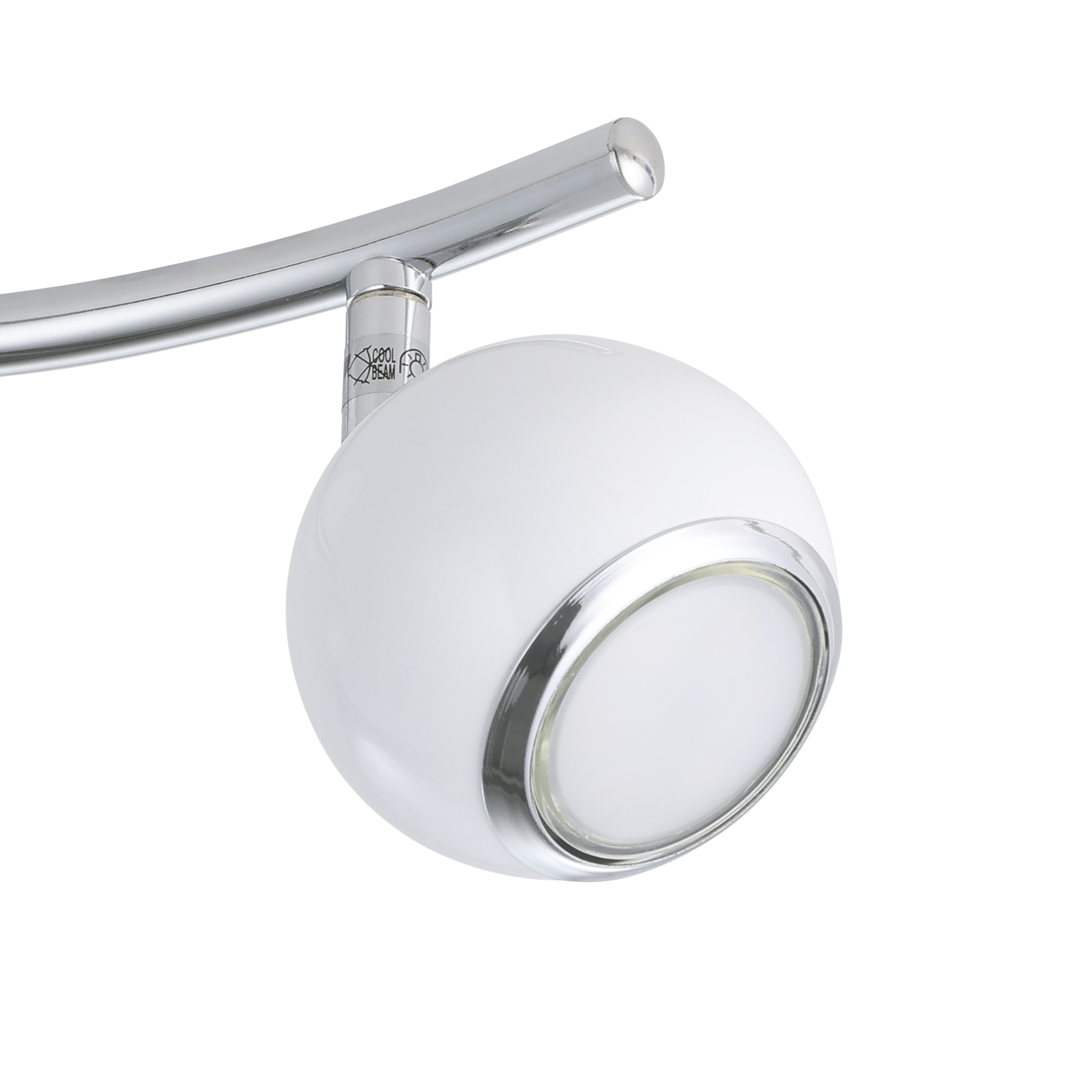 Lustra BIMEDA cu 2 Spoturi White & Silver 36CM