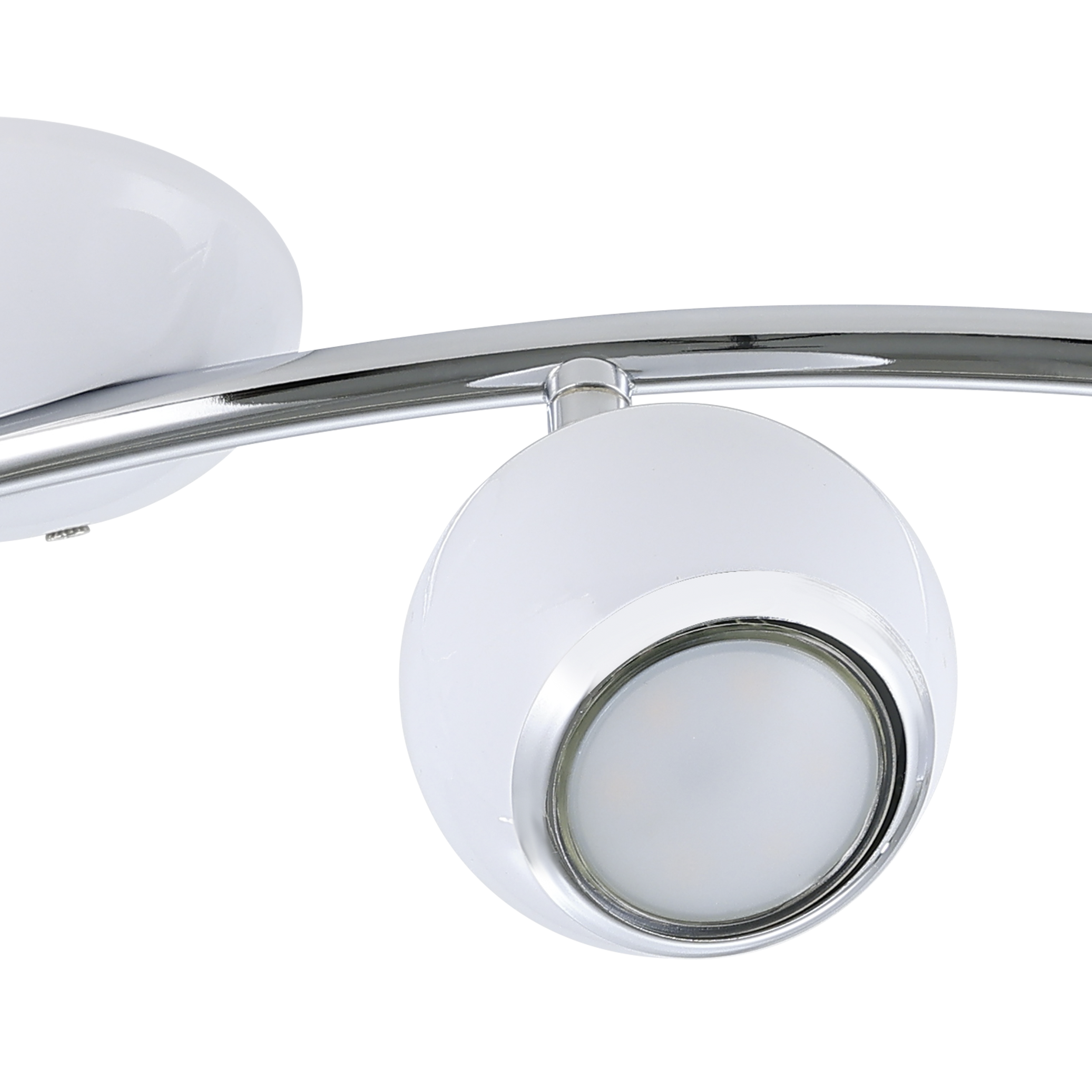 Lustra BIMEDA cu 4 Spoturi White & Silver 64CM