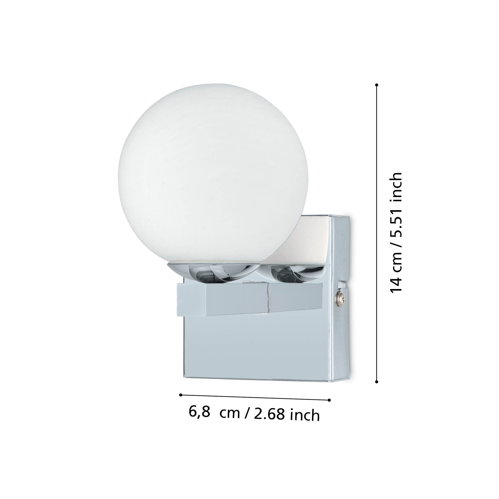 Aplica Baie IP44 1xG9 NINA EGLO Globe 31017