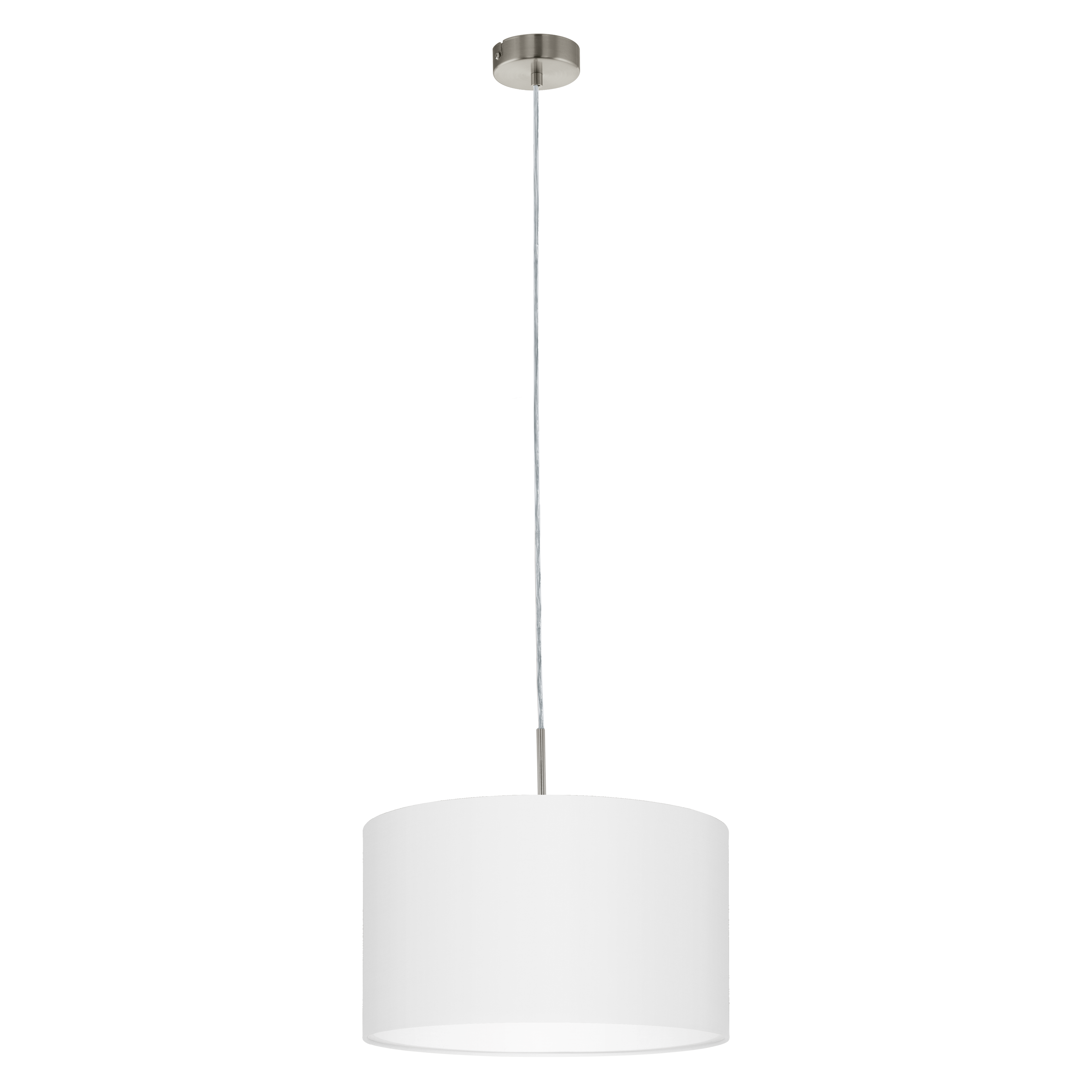 Pendul Pasteri White & Silver 1xE27 Eglo Ø38CM