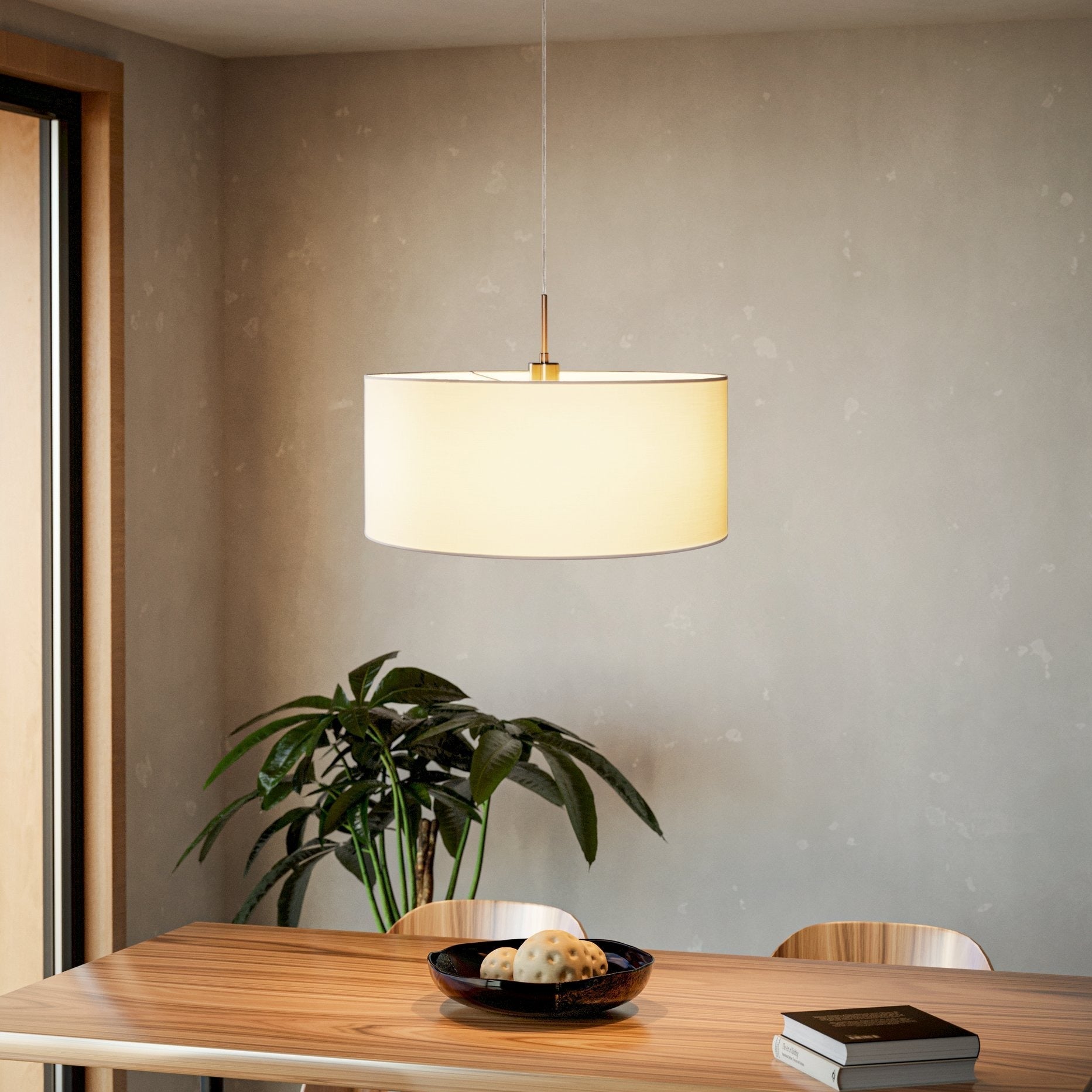 Pendul PASTERI White & Silver 110CM