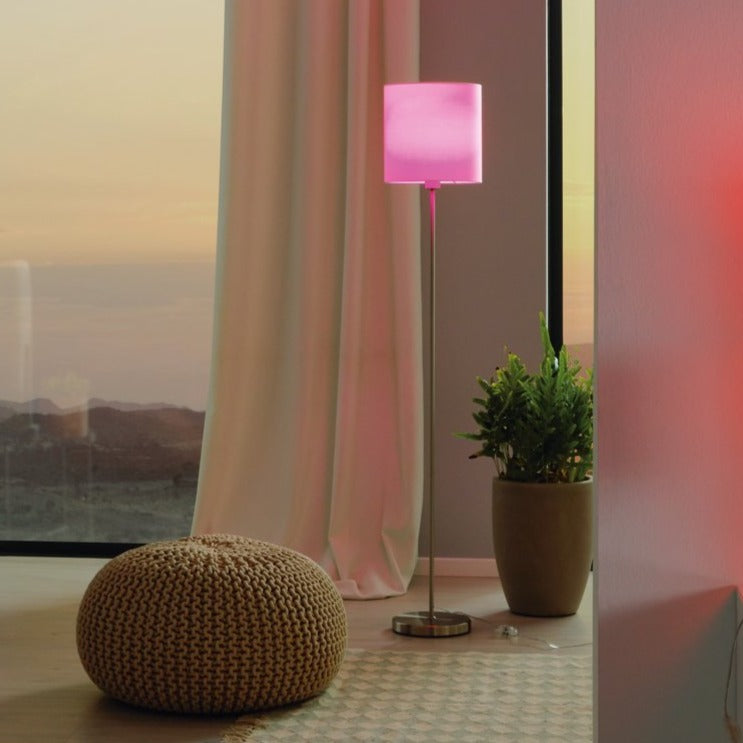 Lampadar PASTERI White & Silver 157.5CM Eglo