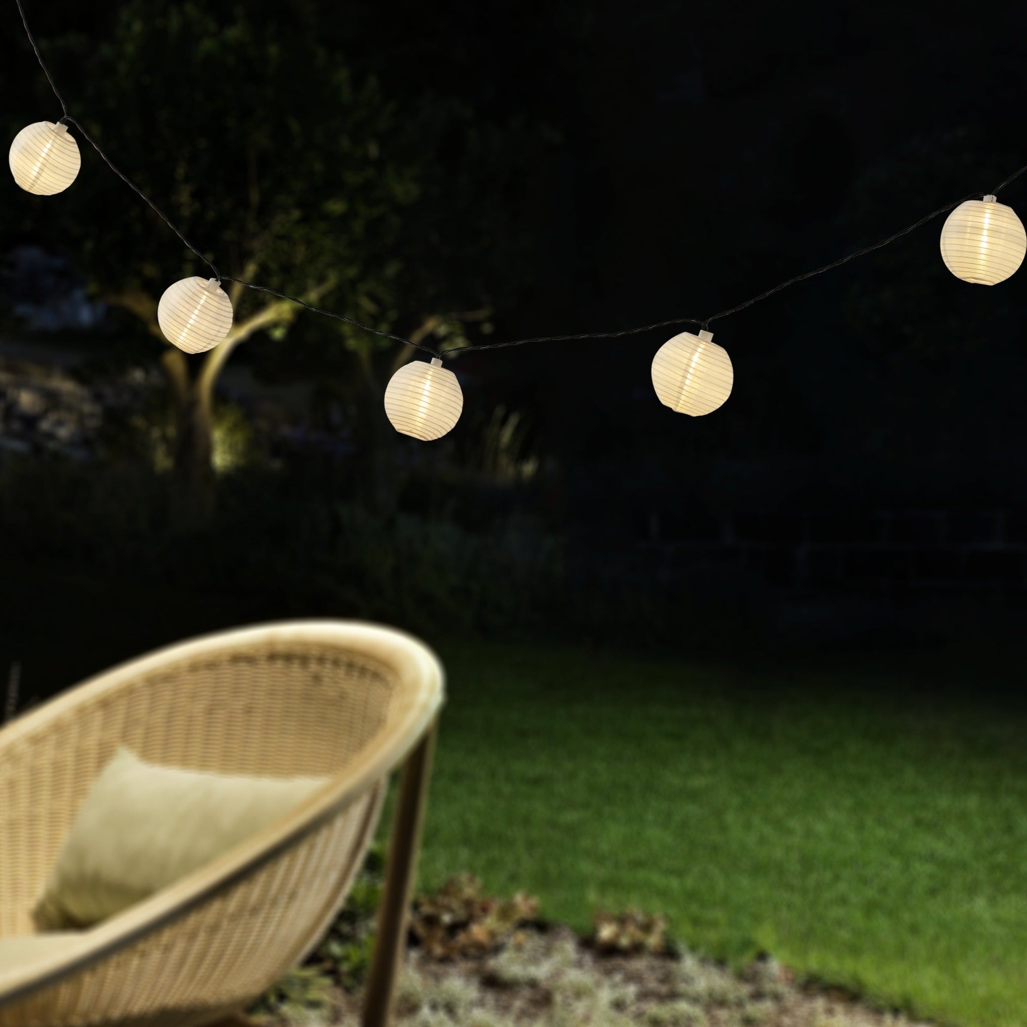 Ghirlanda Solara LED White SOLAR 4.30M 300mAh Premium