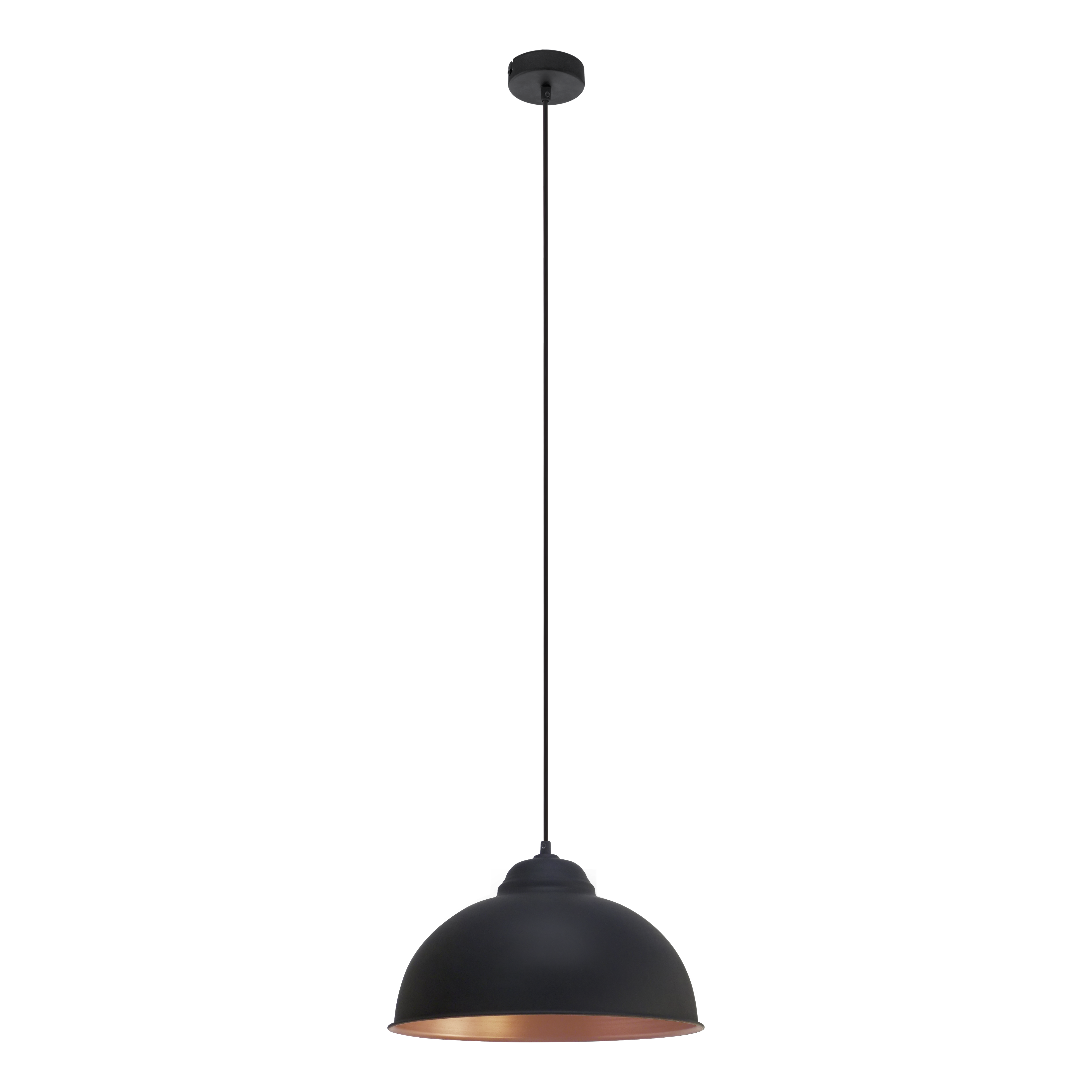 Pendul TRURO 2 Black & Gold 110CM Eglo NEAGRA / ABAJUR Lighting Fixtures