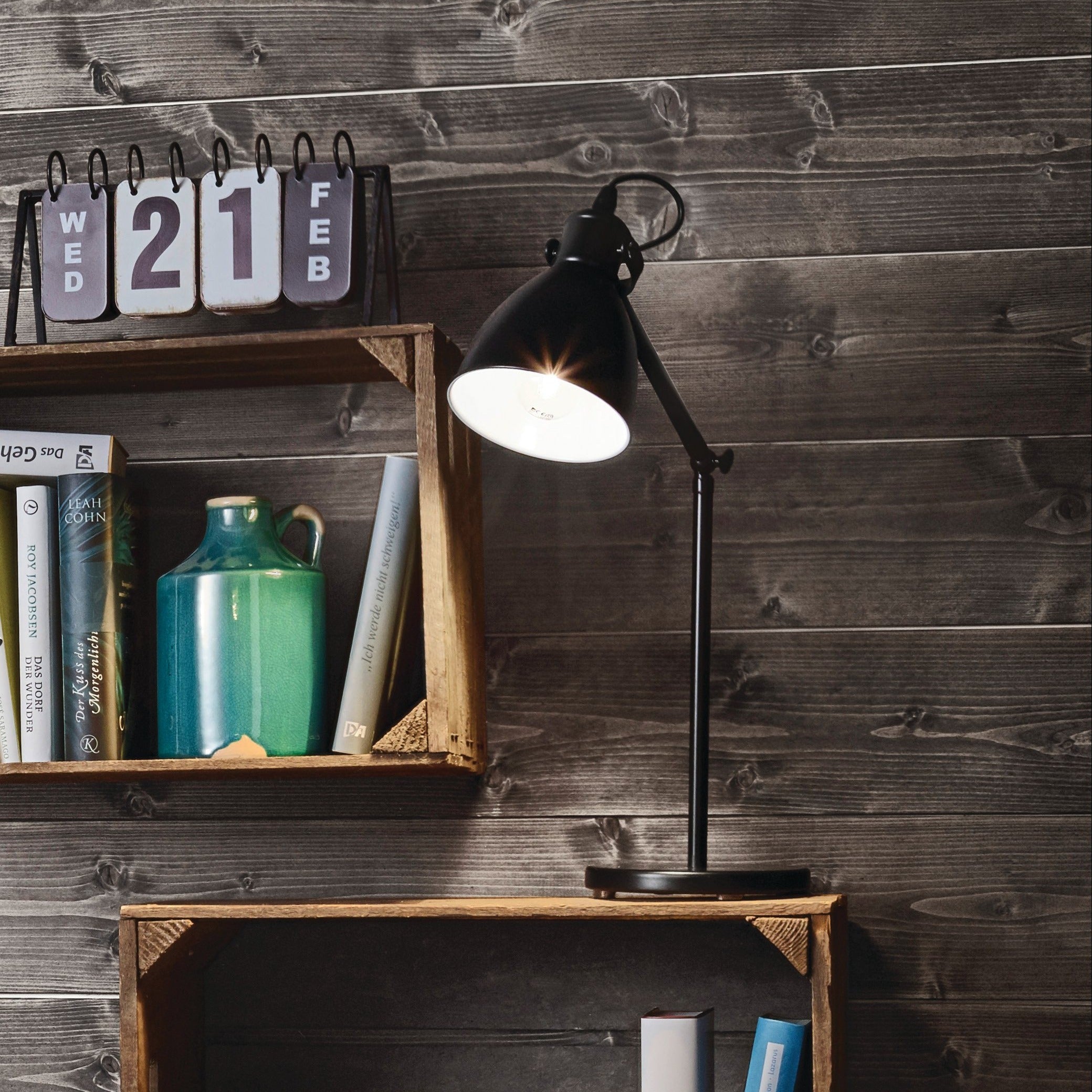 Veioza PRIDDY Black 43CM Eglo