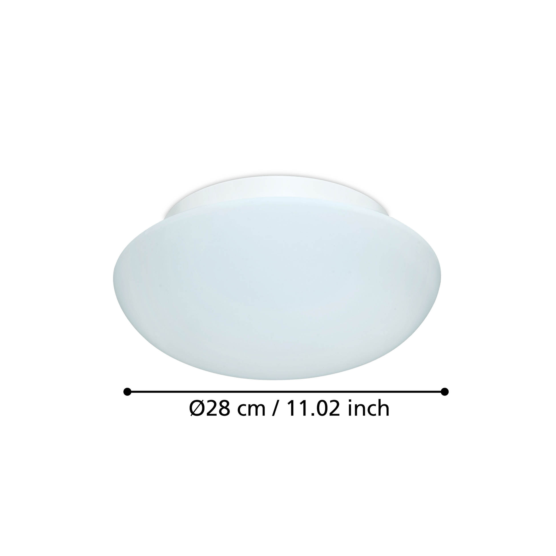 Aplica/Plafonieră ELLA White 28CM Round EGLO