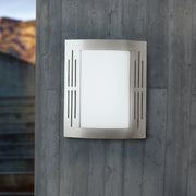 Aplica Exterior CITY Silver & White Eglo