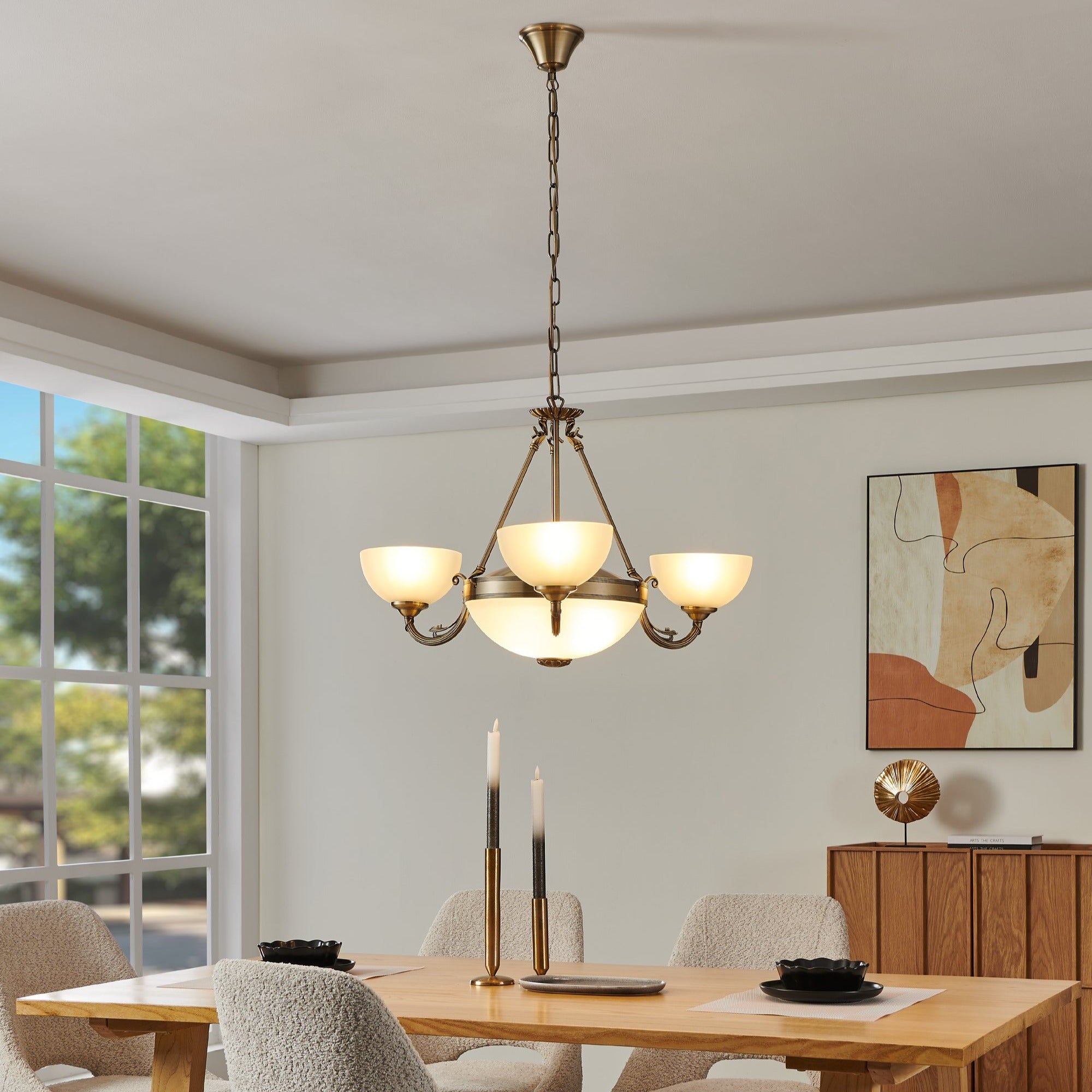 Lustra Vintage Maxi SAVOY Bronze 110x74CM