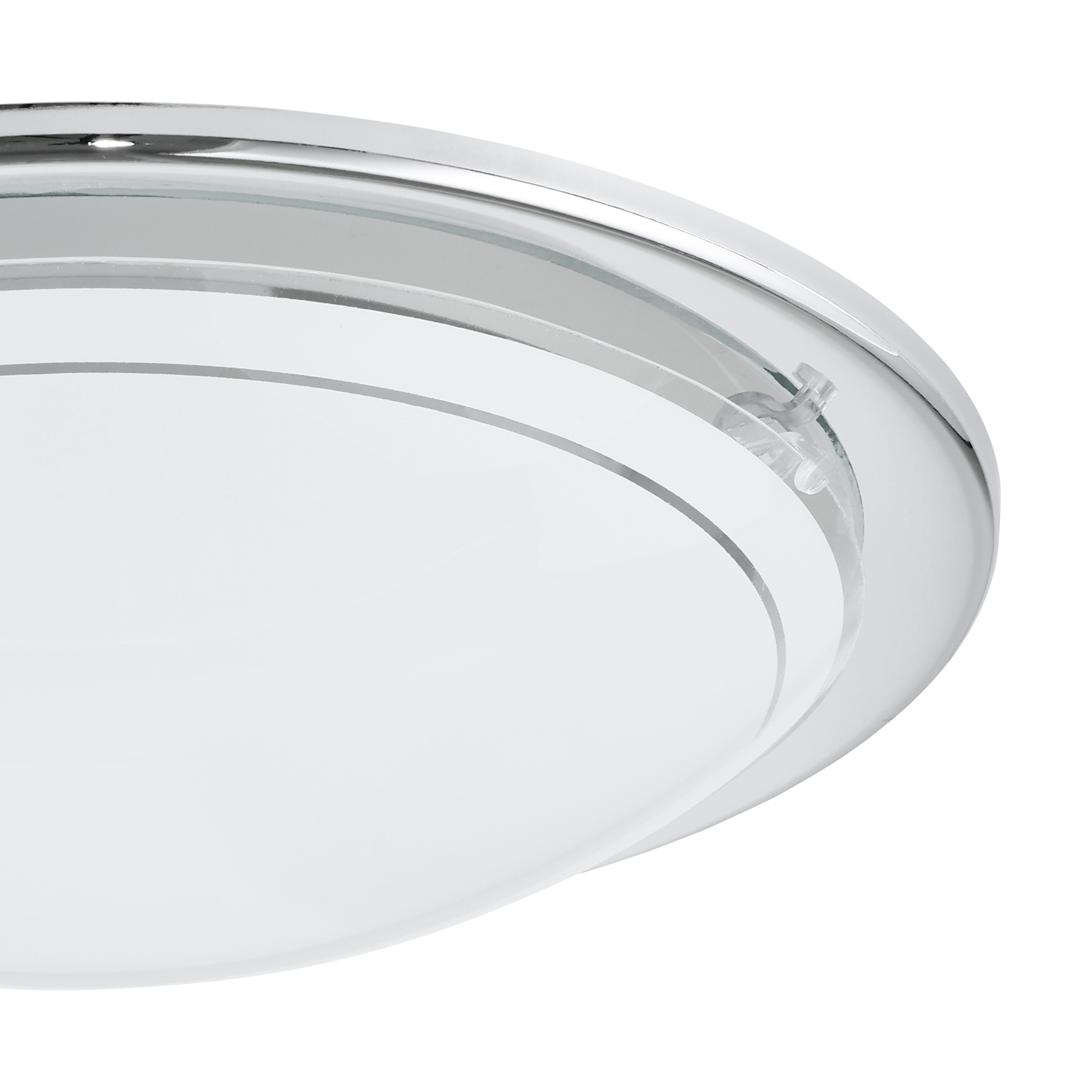 Plafoniera PLANET 1 Silver & White Rotunda 29CM