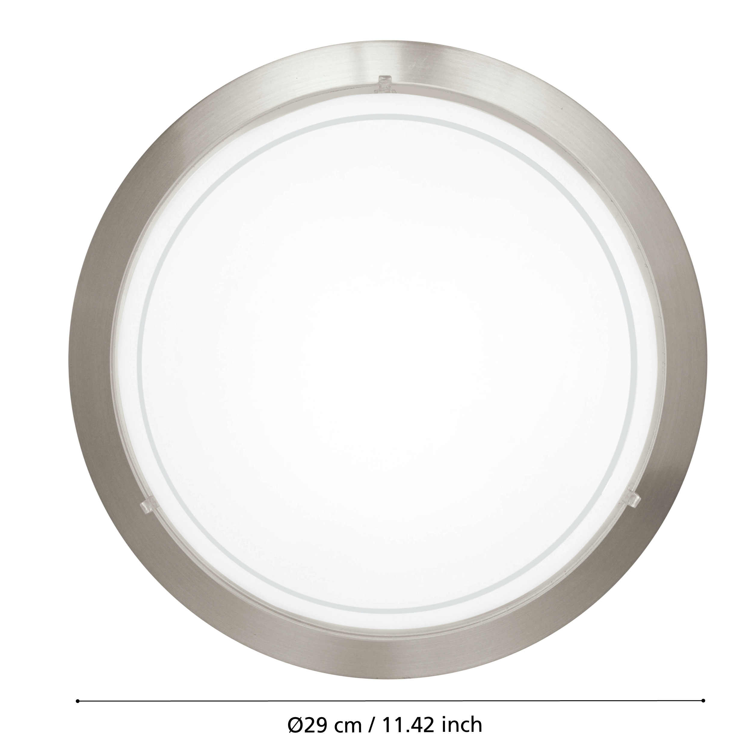 Plafoniera PLANET 1 Silver Rotunda 29CM