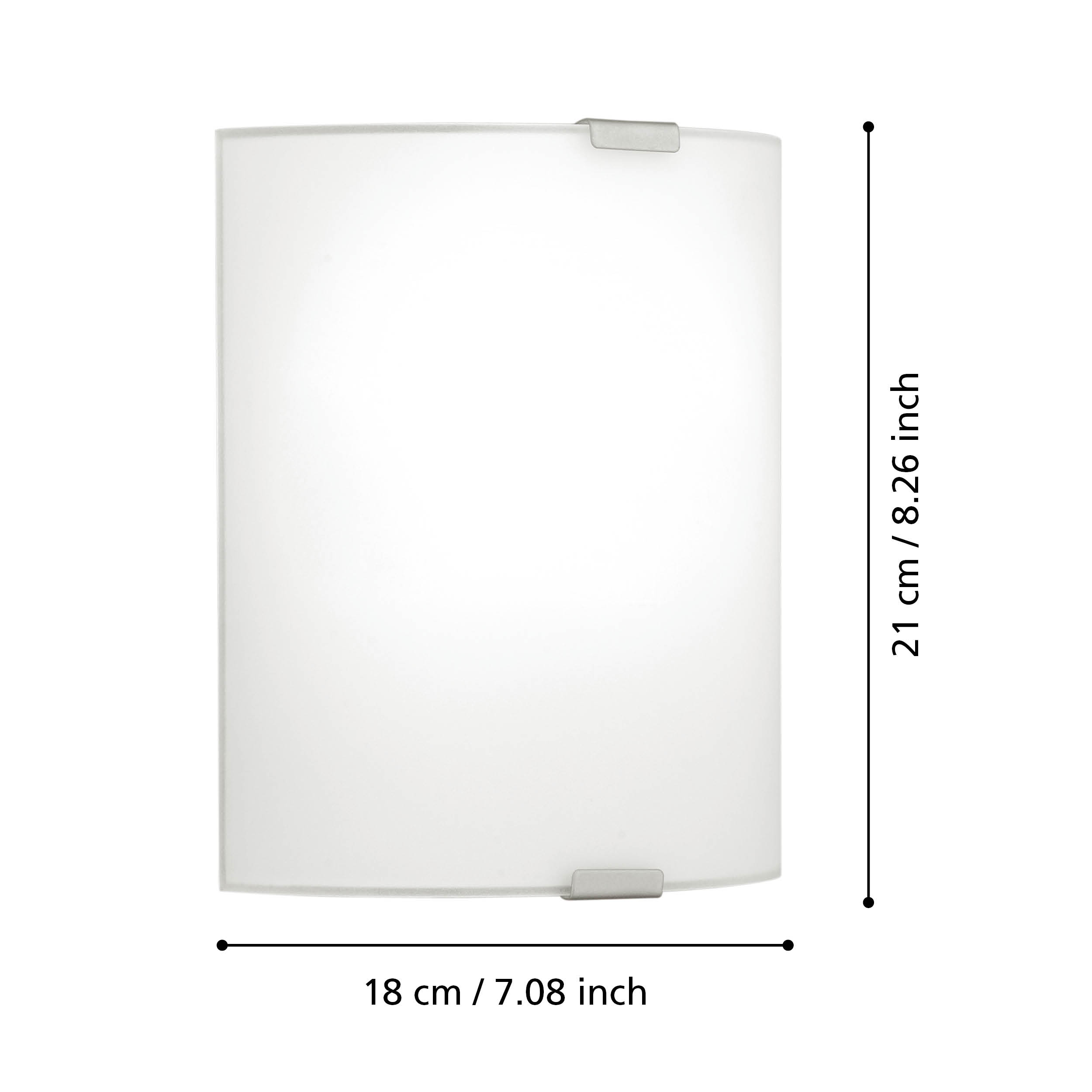 Aplica GRAFIK White & Silver 21CM EGLO