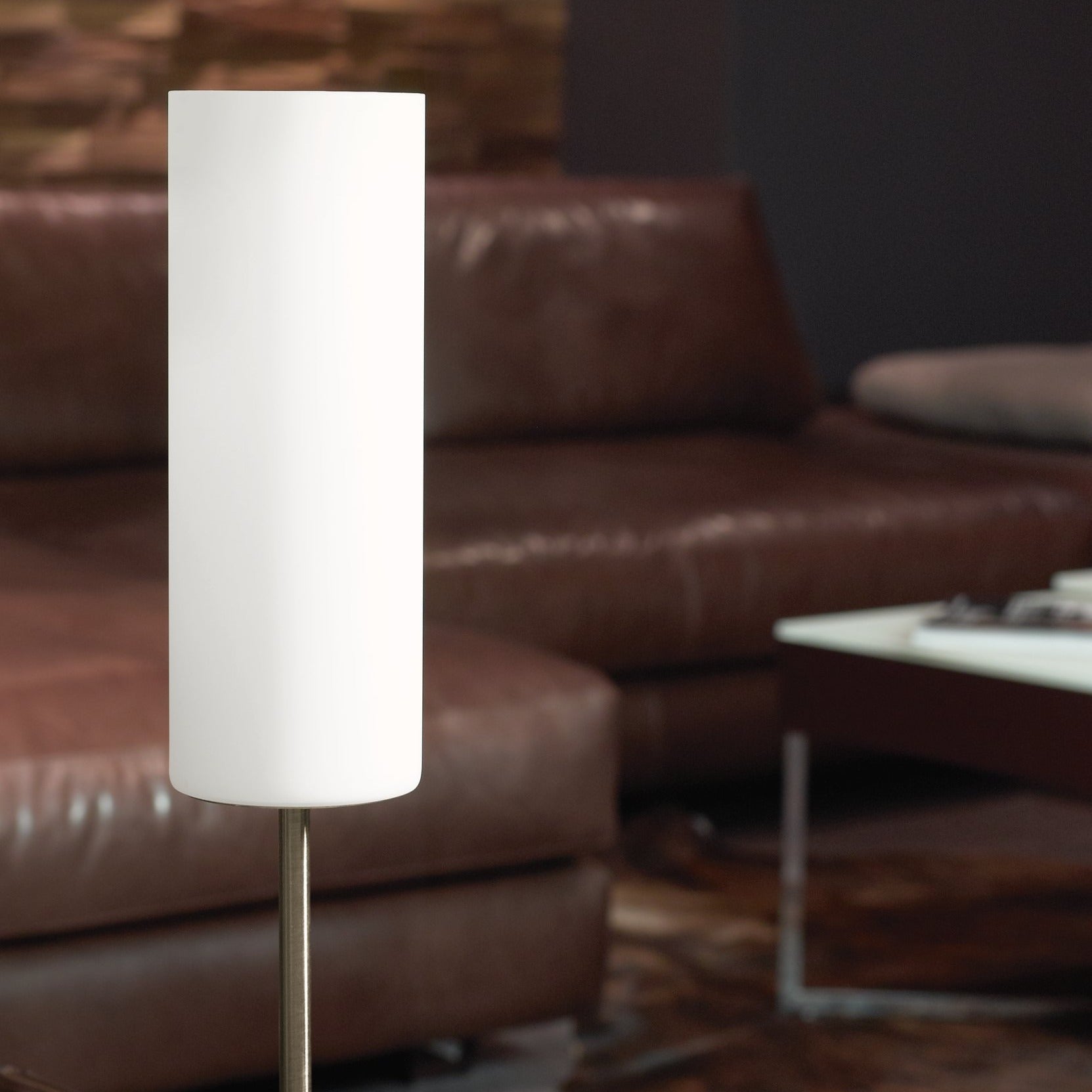 Veioza Decorativa Troy 3 Silver & White 46CM Eglo Resigilat R2