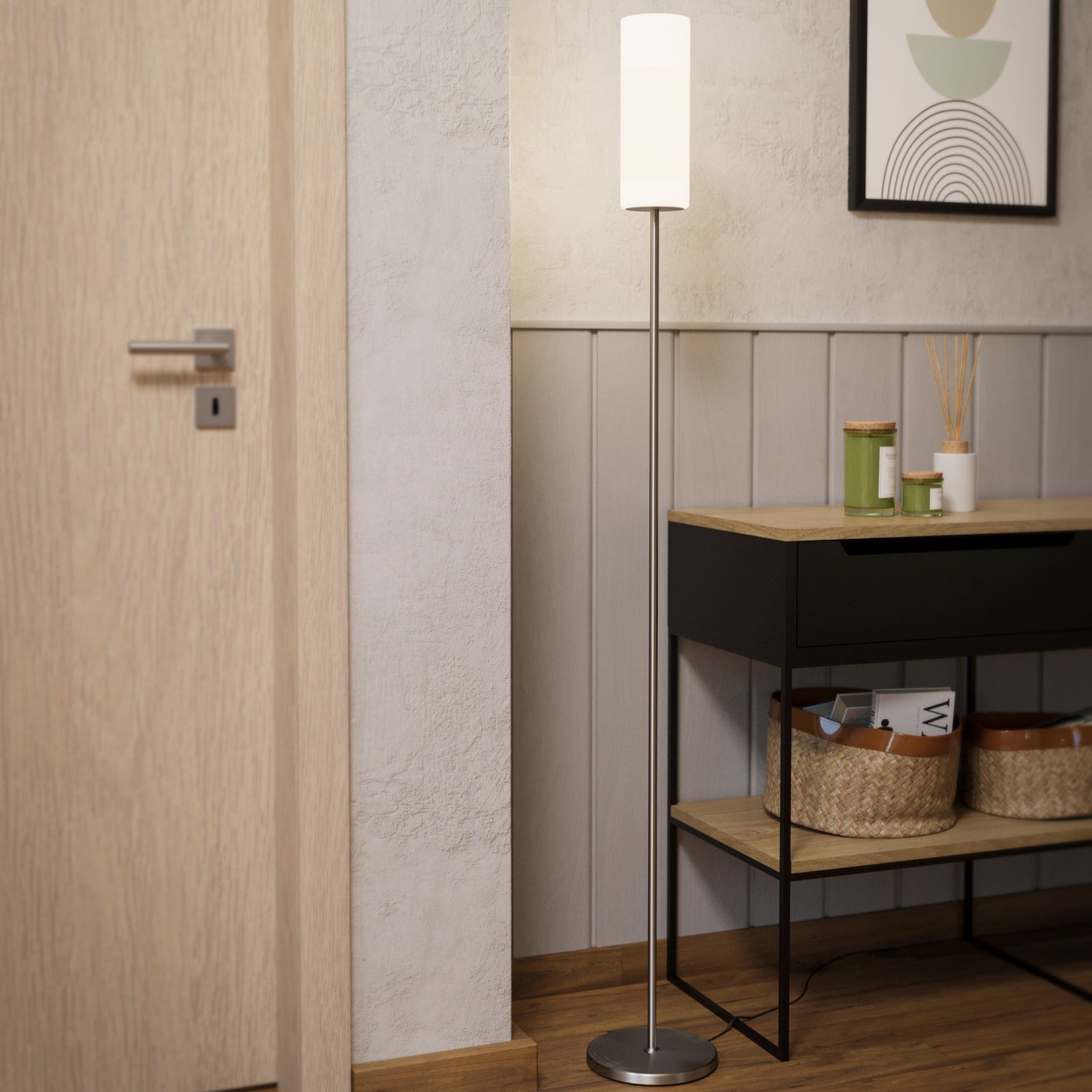 Lampadar TROY 3 Silver 153CM Eglo