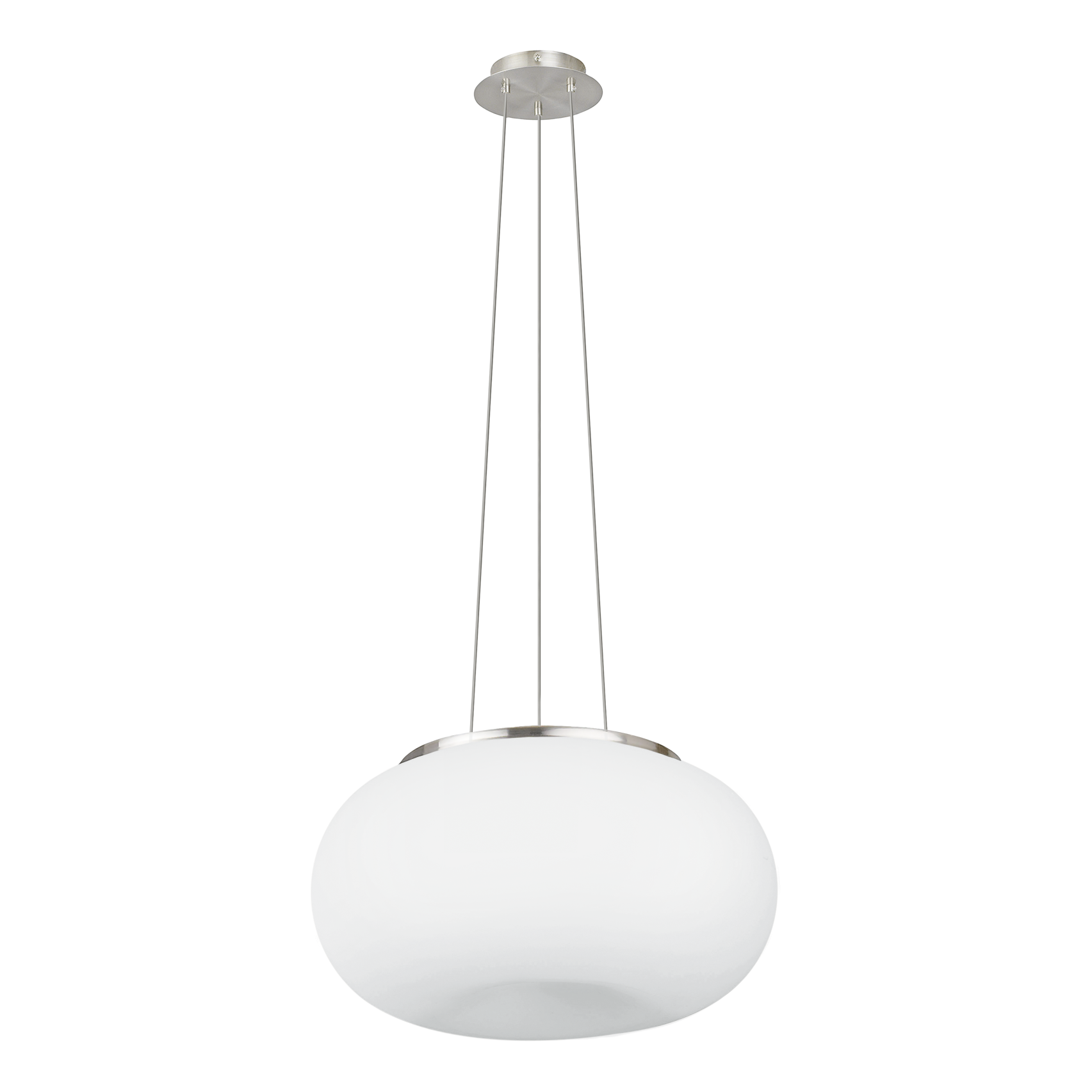 Pendul Optica White & Silver 1xE27 Eglo Ø38CM