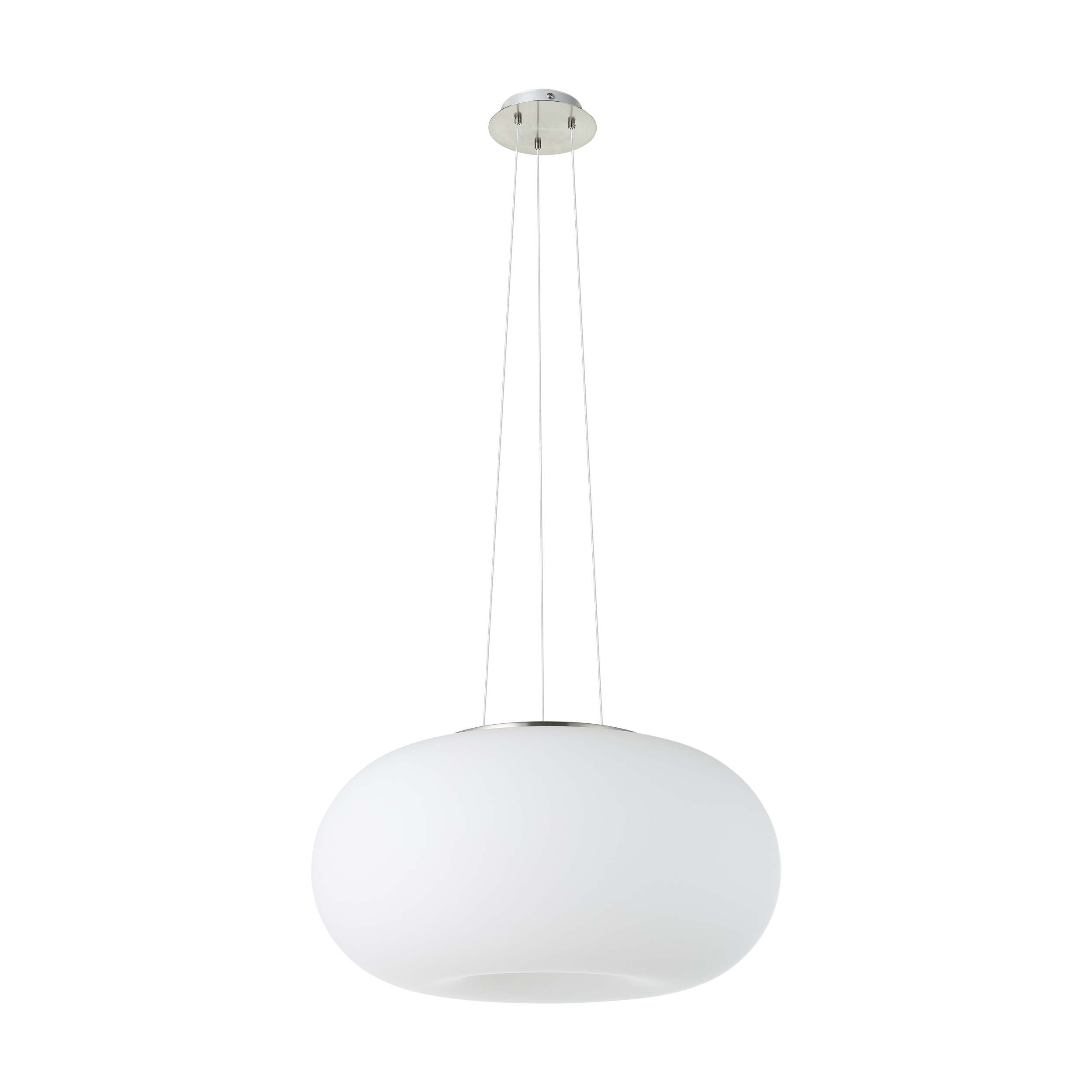 Pendul Optica White & Silver 1xE27 Eglo Ø38CM