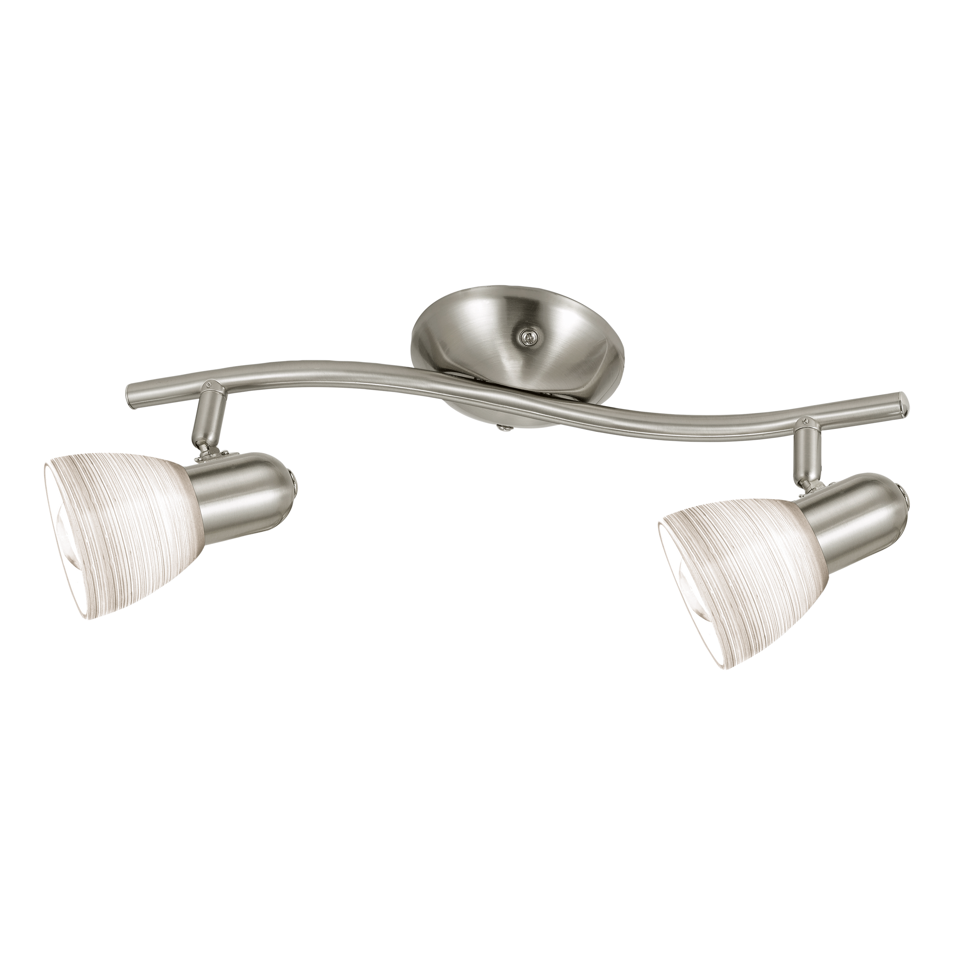 Lustra cu 2 Spoturi Reglabile DAKAR 1 Silver & White