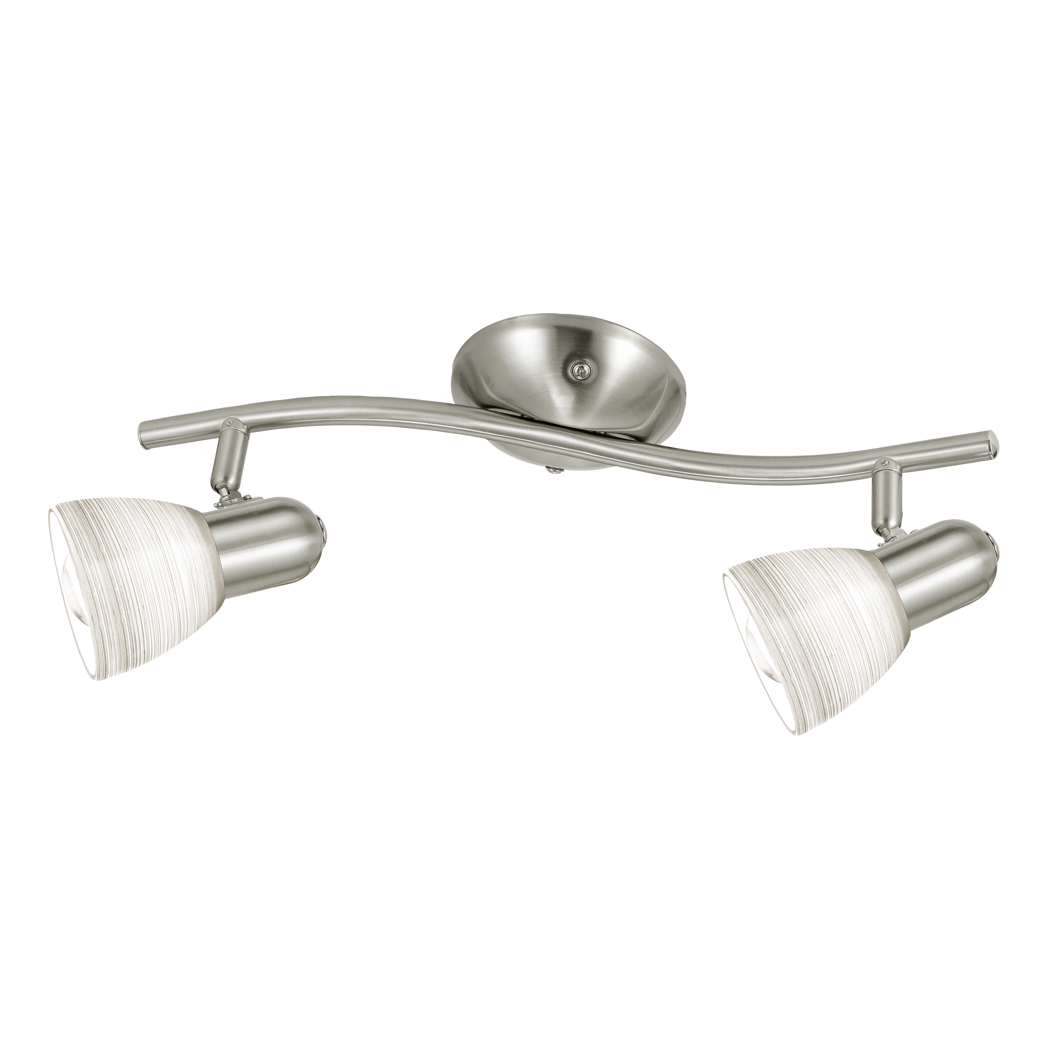 Lustra cu 2 Spoturi Reglabile DAKAR 1 Silver & White