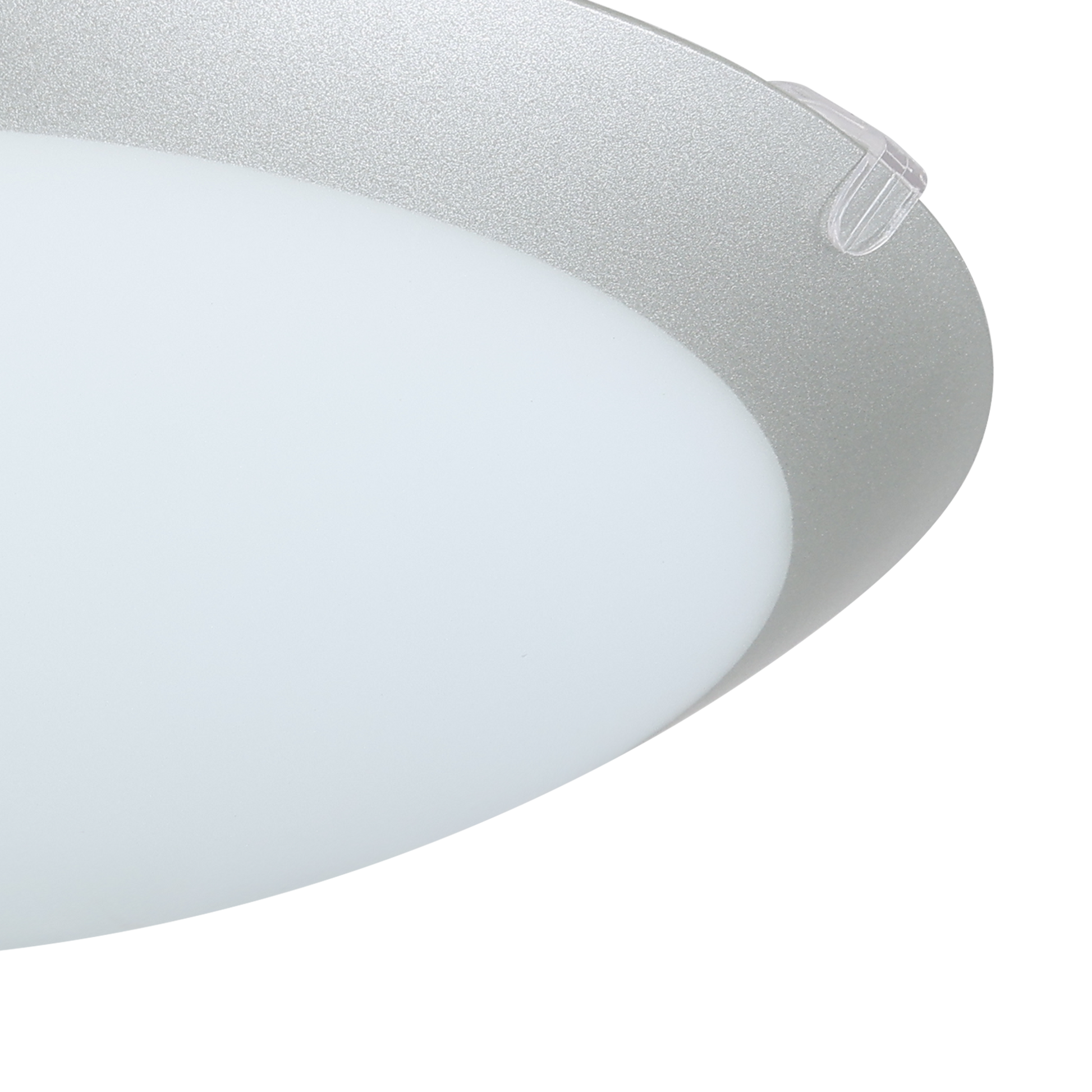 Plafoniera MARS 1 Silver & White Rotunda 25CM