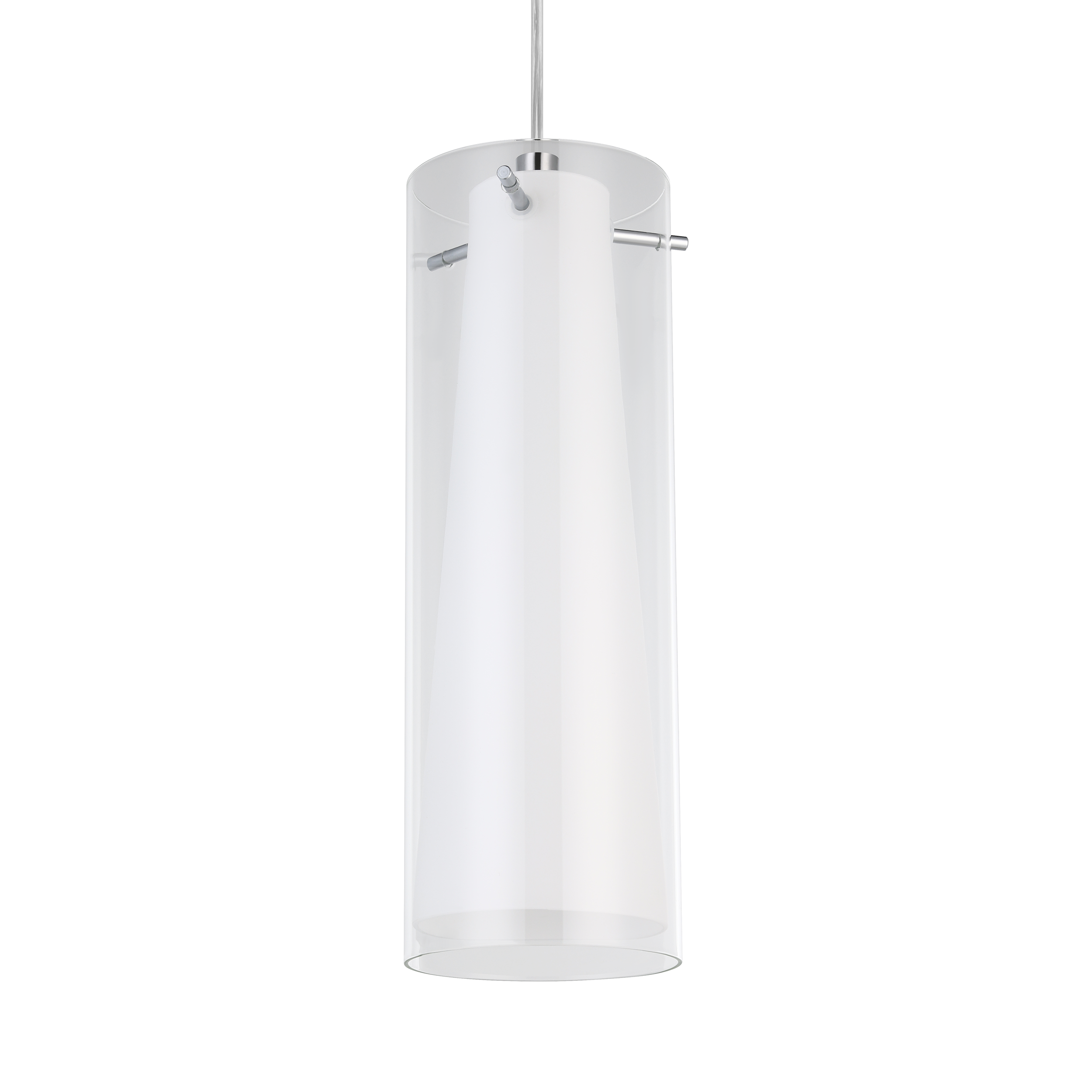 Pendul Pinto White & Silver 1xE27 Eglo Ø11CM