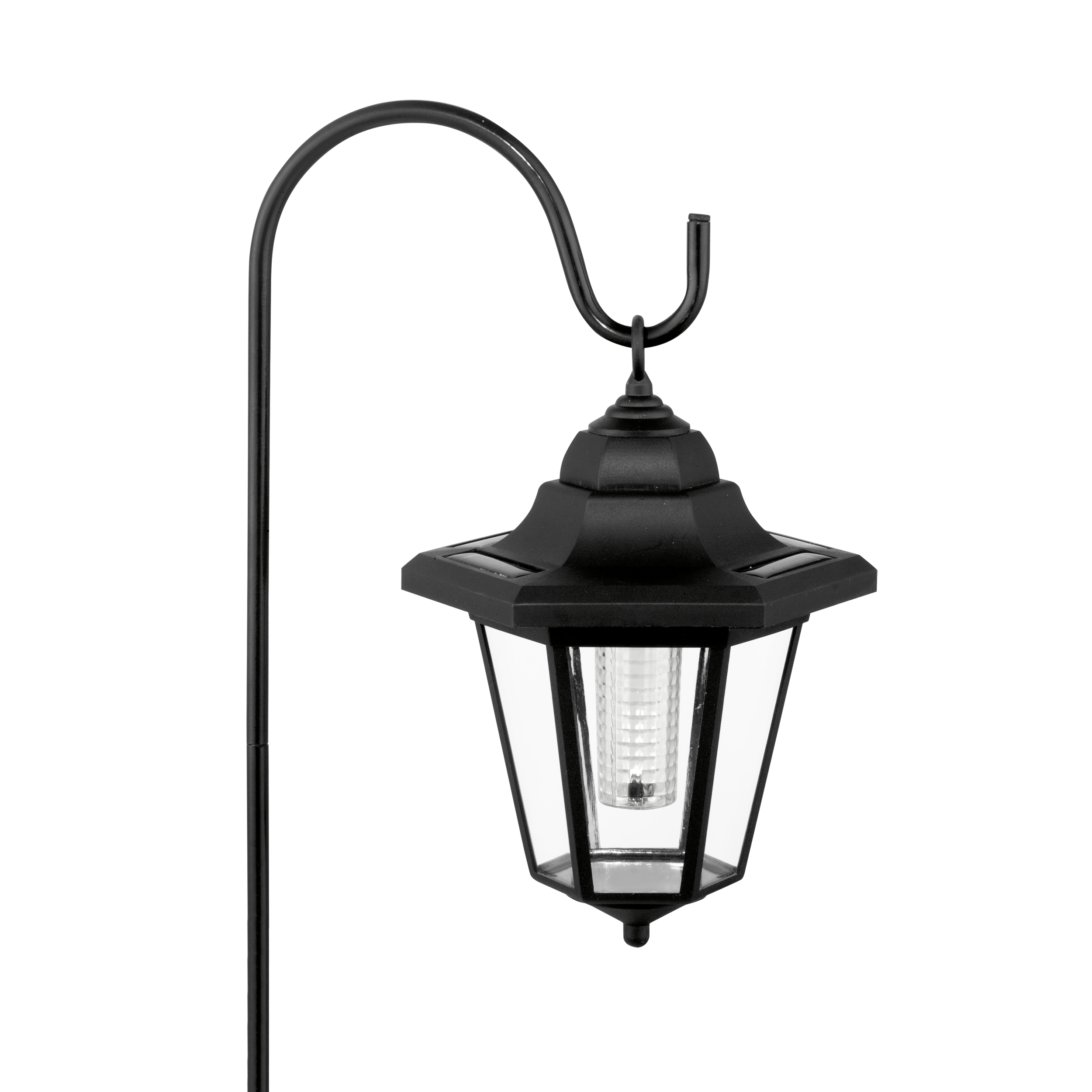 Stalp de Gradina SOLAR Black cu Incarcare Solara 74CM Premium