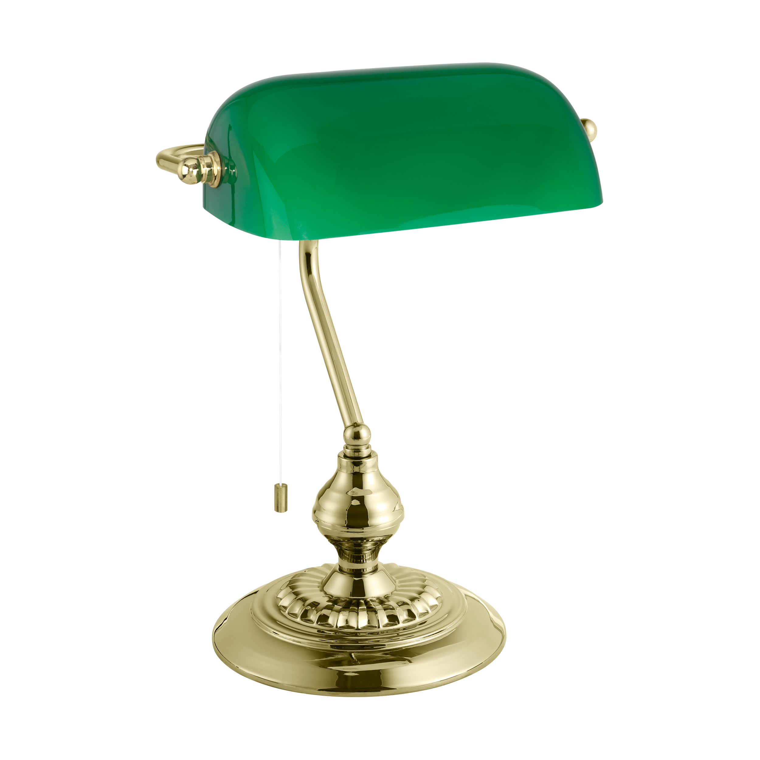 Veioza Decorativa Banker Green & Gold 39CM