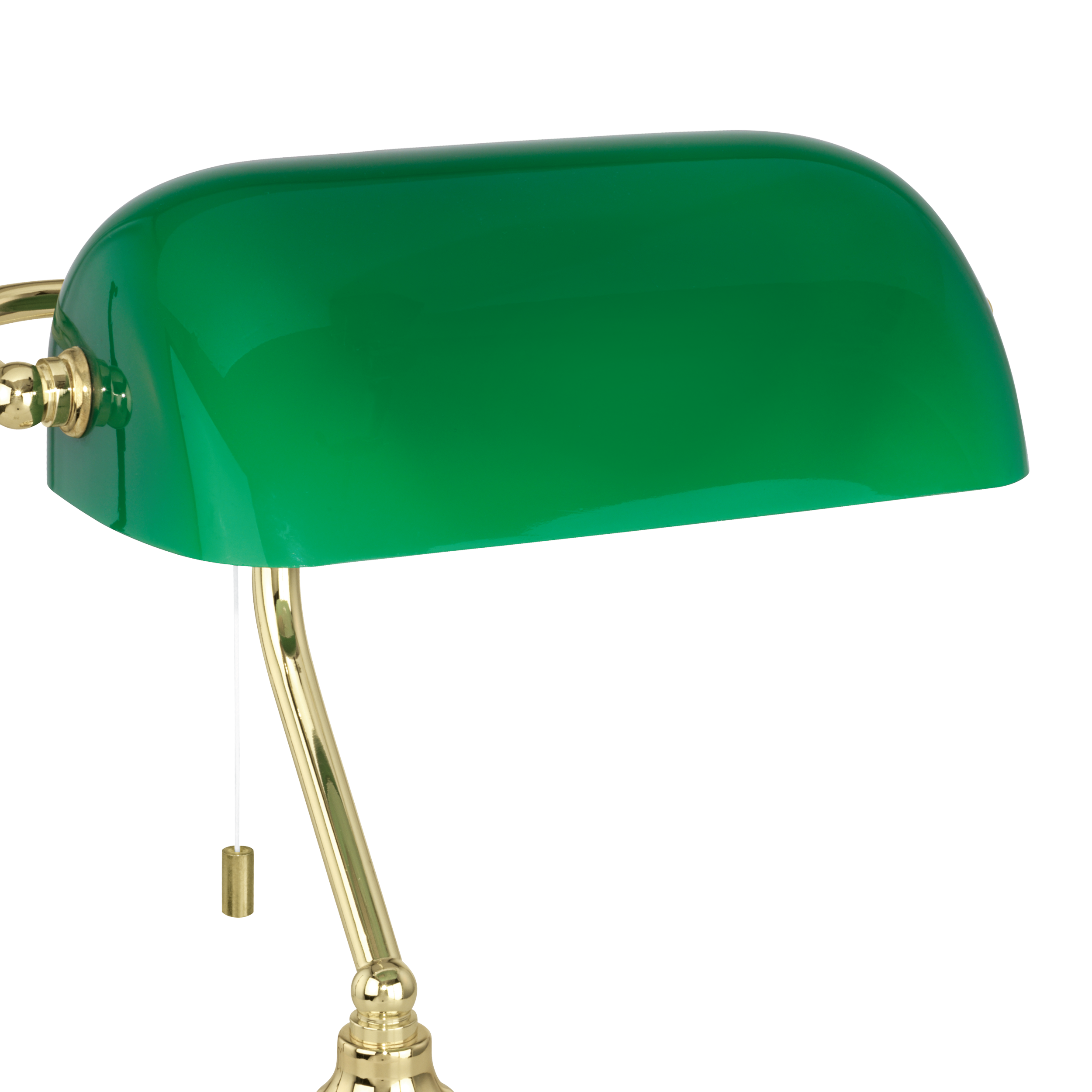 Veioza Decorativa Banker Green & Gold 39CM